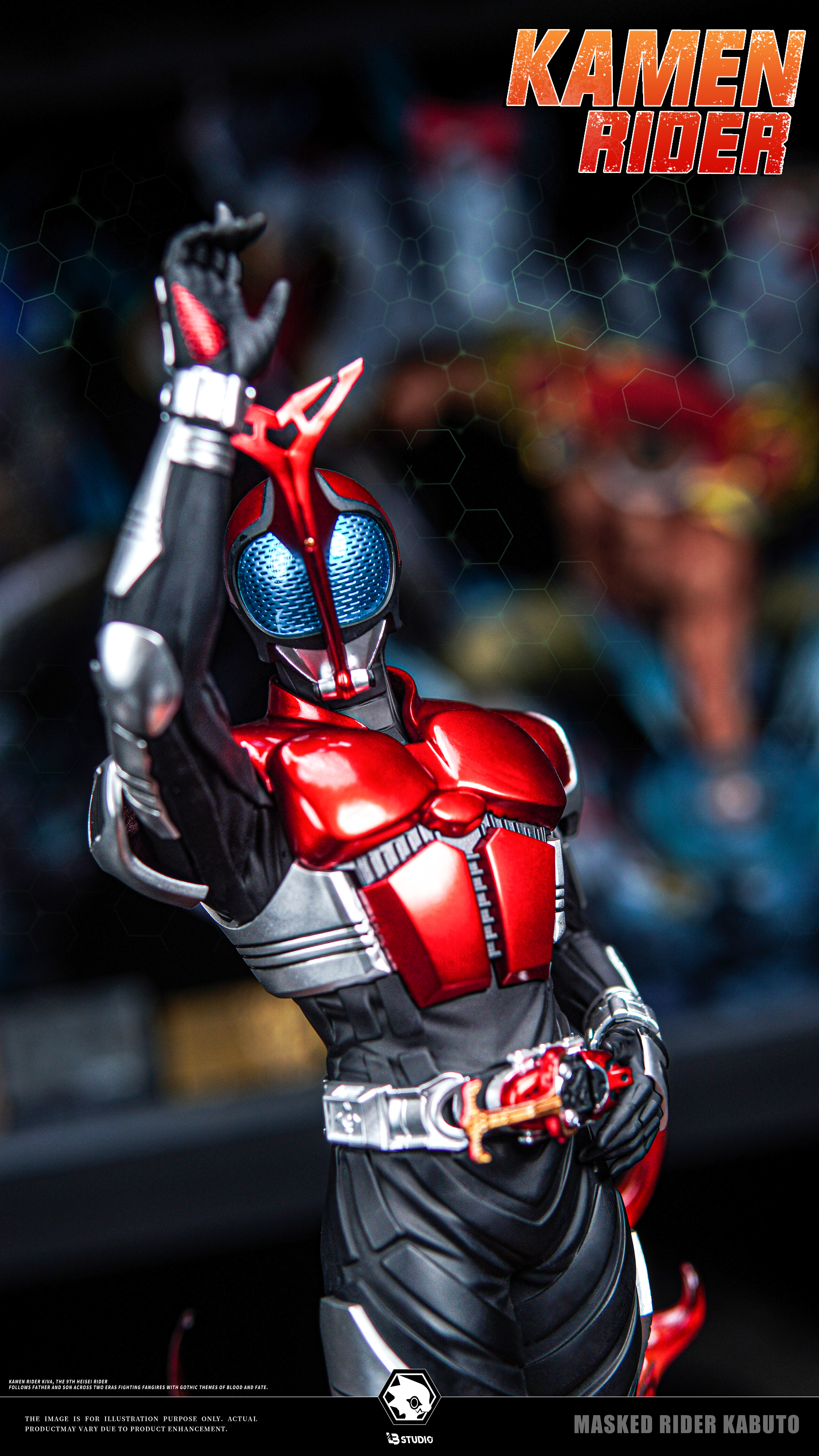 【售罄展示追加請私訊客服@toystationtw】假面騎士 甲鬥王 騎士形態 X LB-Studio5