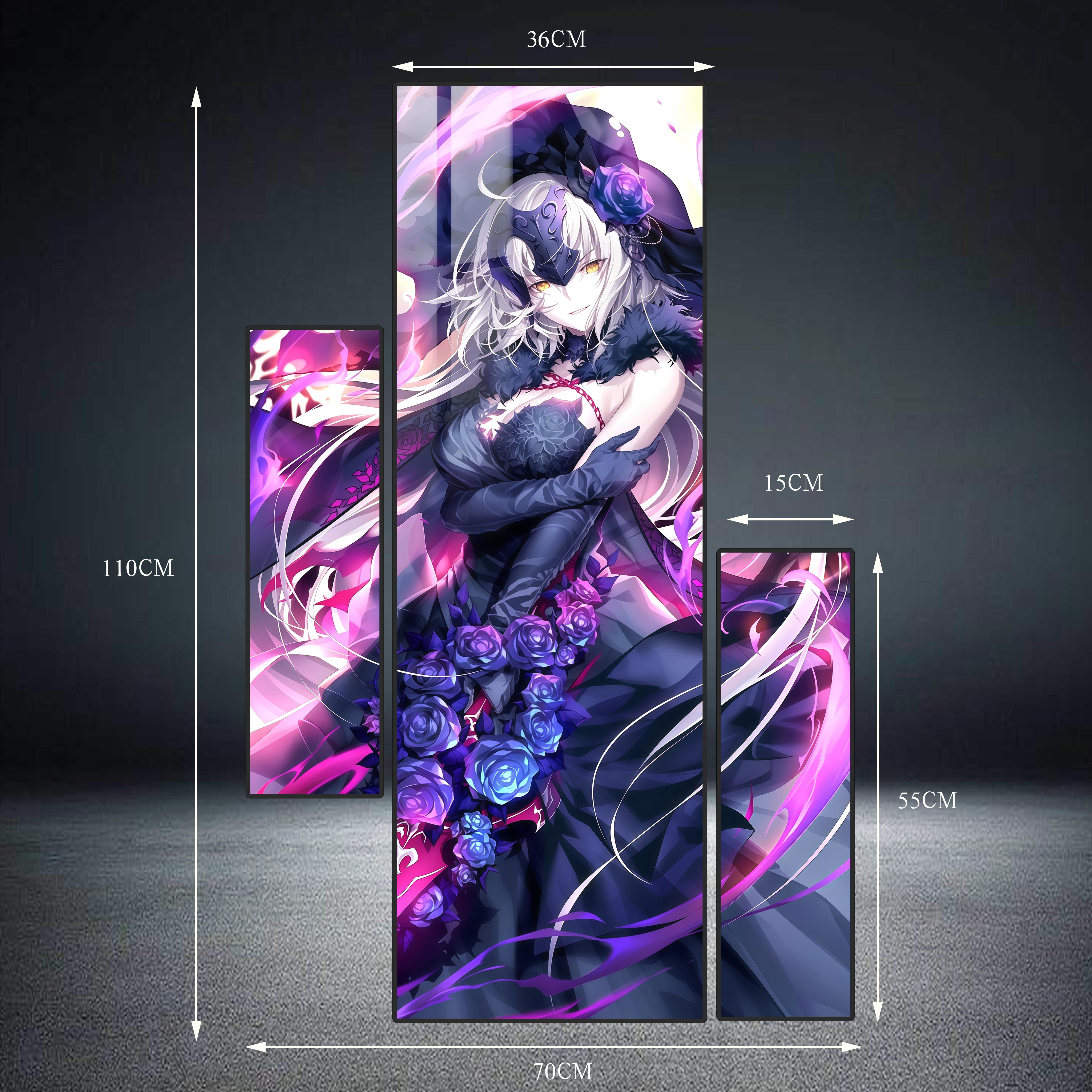 【預購】FGO 花嫁 婚紗黑貞德三宮格 X 阿喵畫社4