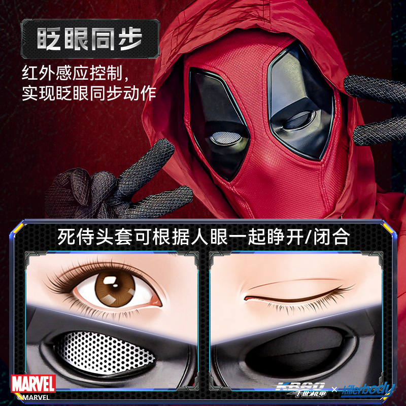 【預購】Marvel漫威 1/1收藏級 可穿戴死待頭盔 X 千世機甲5