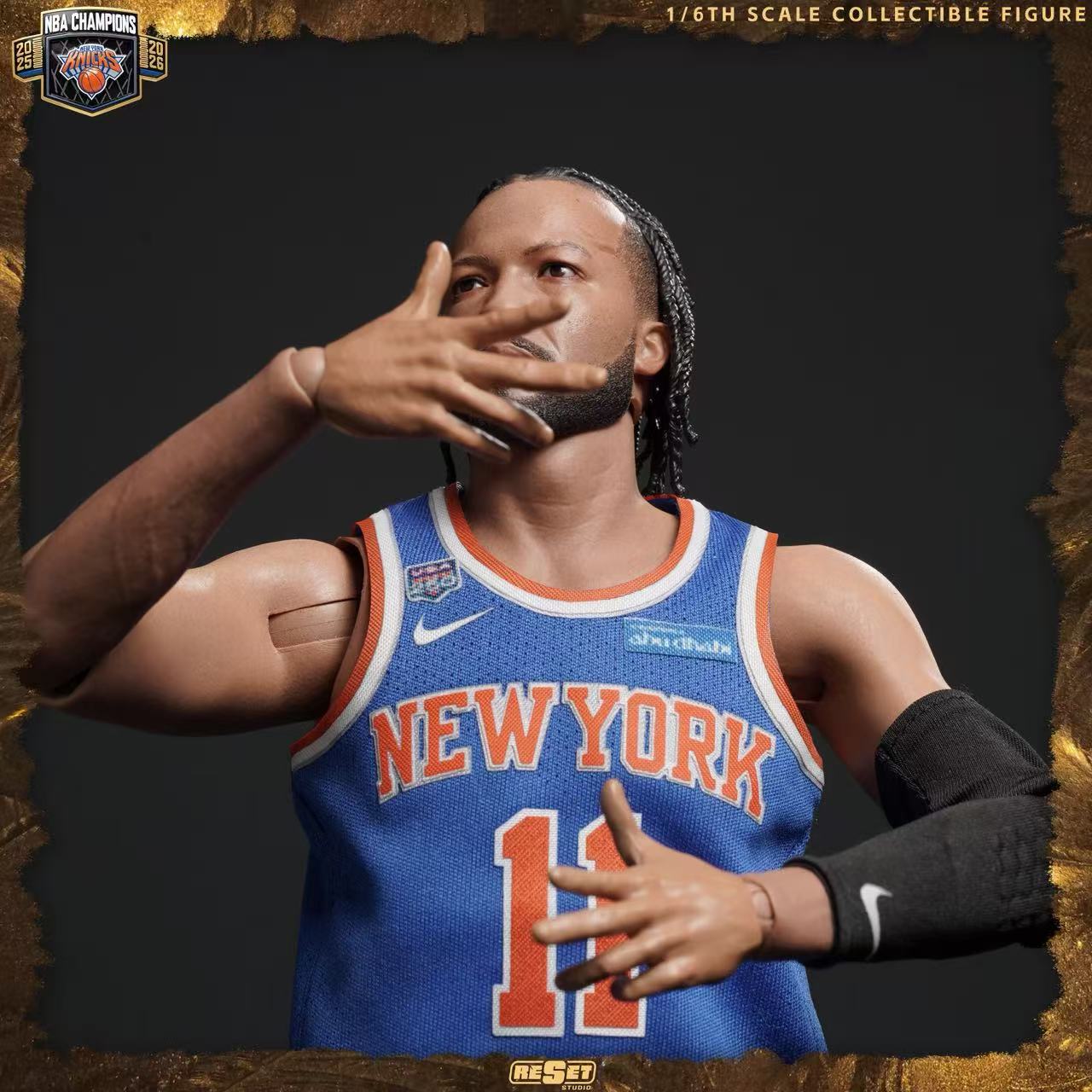 【售罄展示追加請私訊客服@toystationtw】NBA 1/6收藏級可動人偶套裝【可動眼】布倫森奪冠 X Reset-Studio3