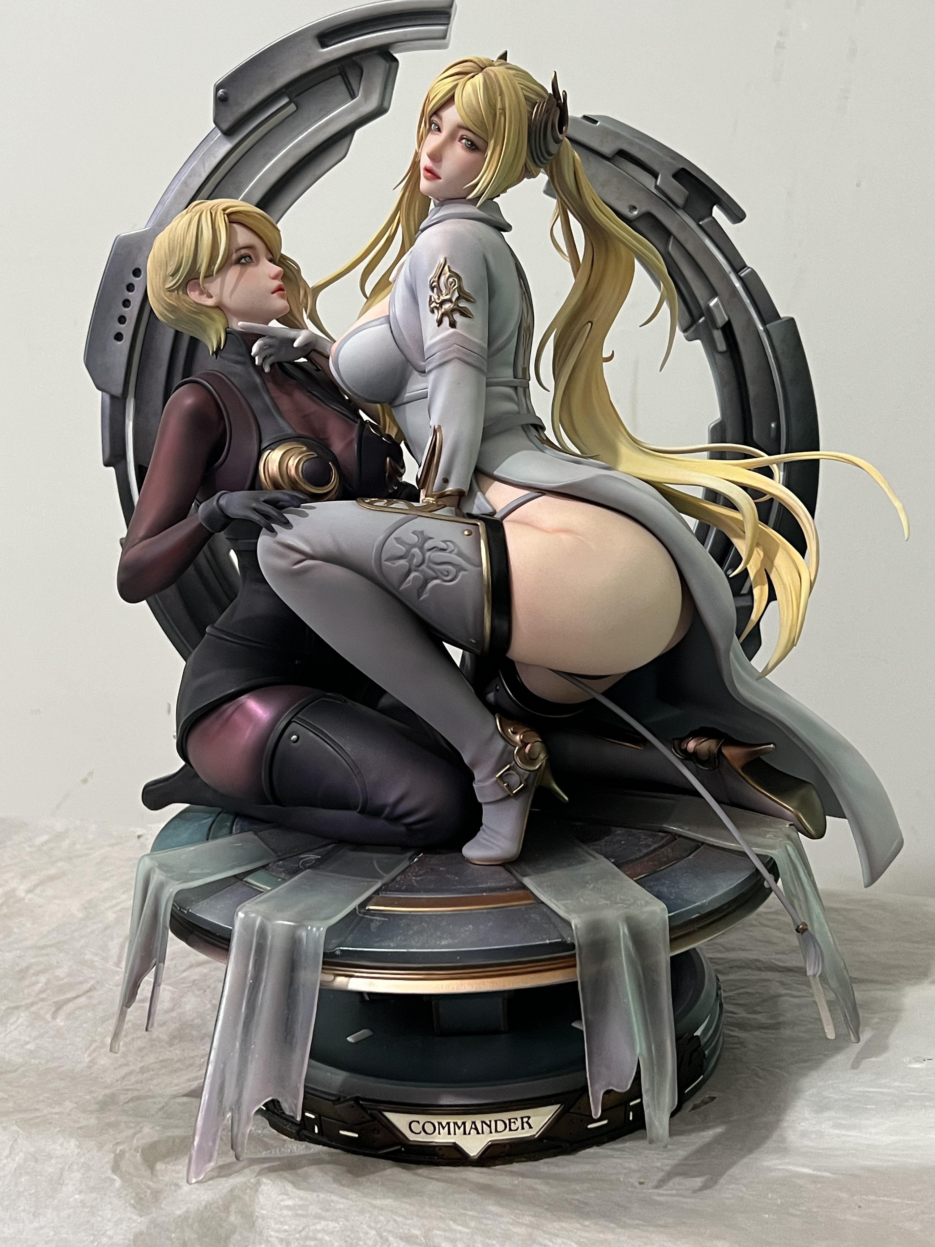 【預購】尼爾自動人形 第一款 金髮御姐 指揮官+從者 X 雷霆工作室13
