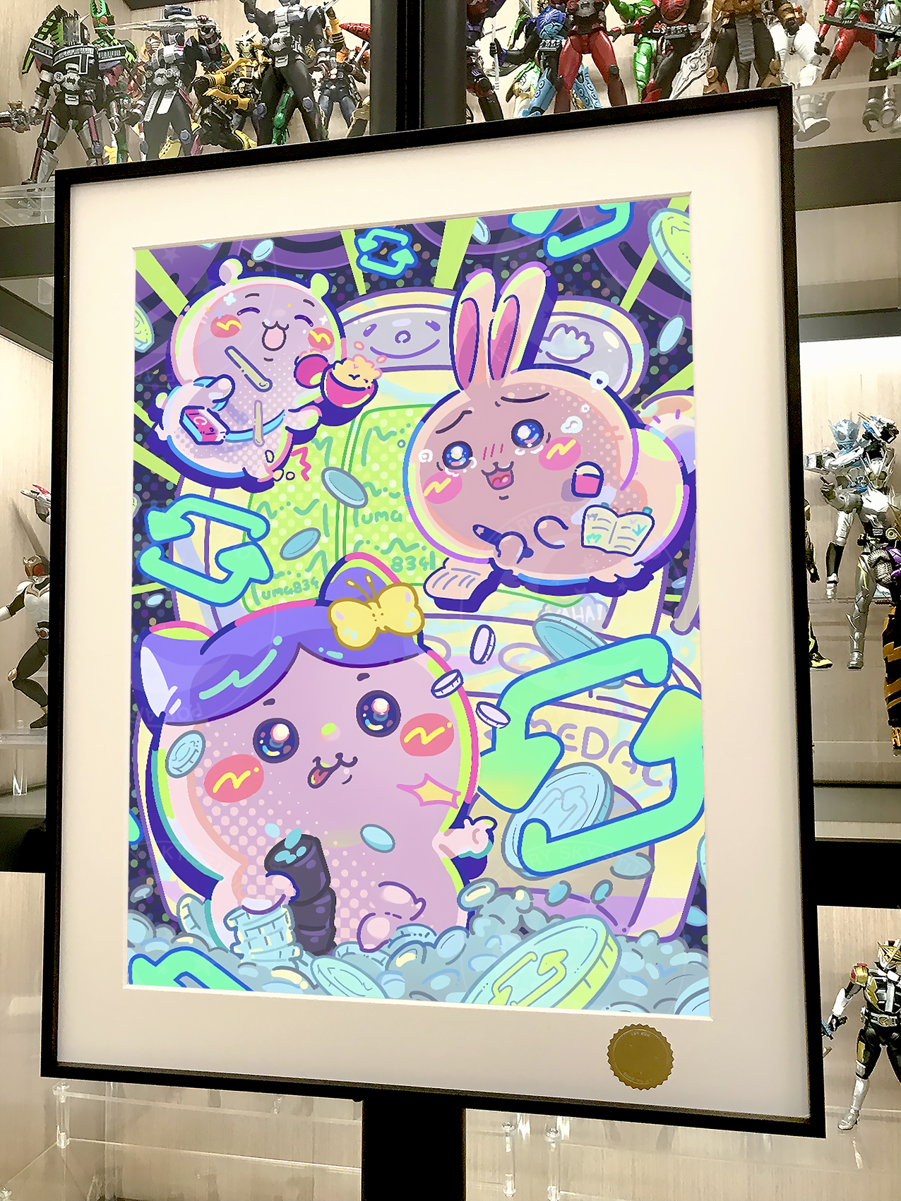 【預購】《賽博吉伊卡哇》動漫裝飾畫 X 星空工作室2