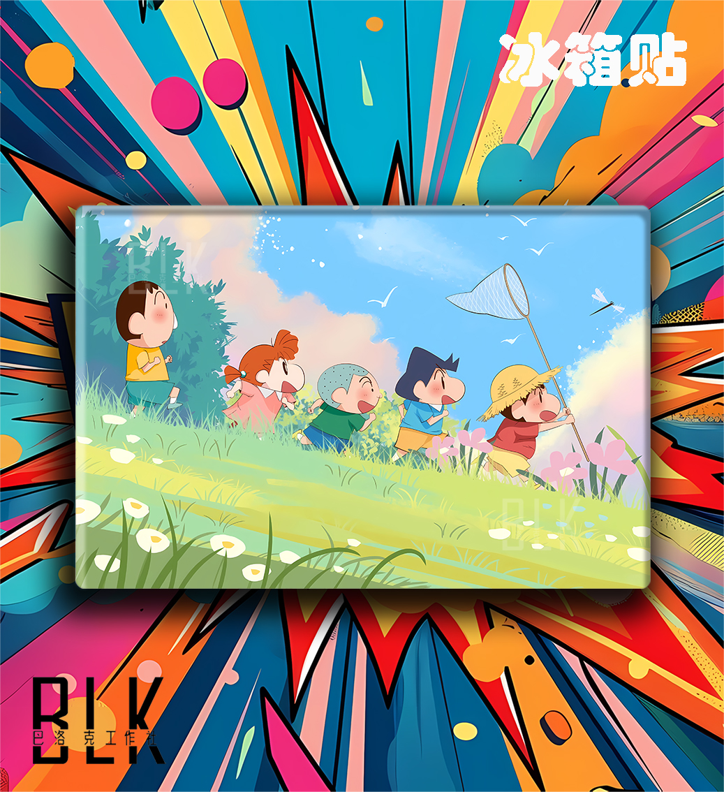 【預購】蠟筆小新《夏日春日部》動漫裝飾畫&冰箱貼 X 巴洛克工作室3