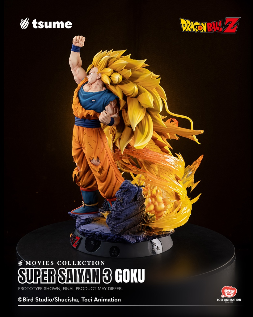 【售罄展示追加請私訊客服@toystationtw】七龍珠 Super Saiyan 3 Goku - Movies Collection 超級賽亞人3 悟空 X Tsume 正版授權2