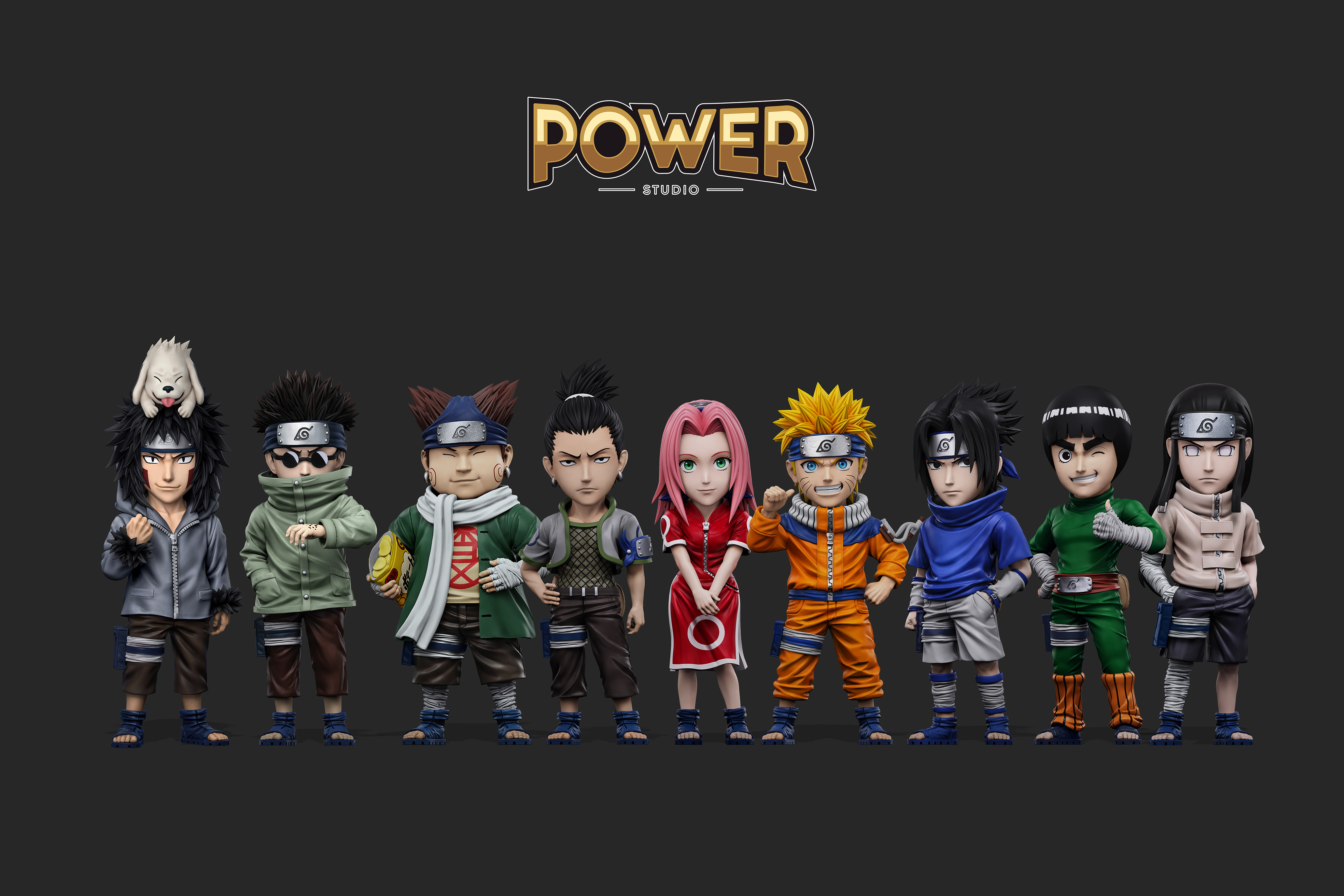 【預購】火影忍者 童年12小強系列—丁次 X Power-Studio3