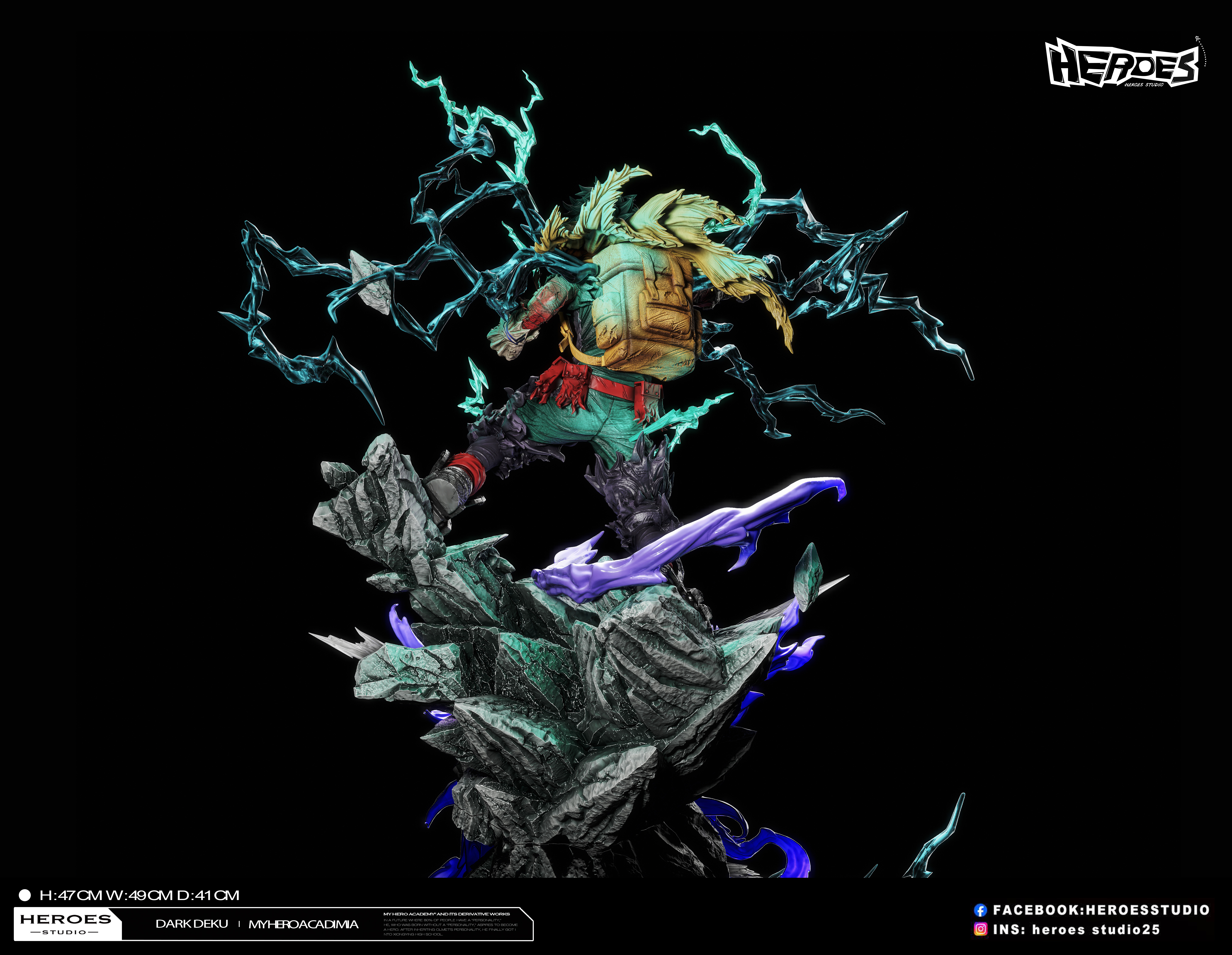 【預購】我的英雄學院 dark deku 2.0 X heroes-Studio9