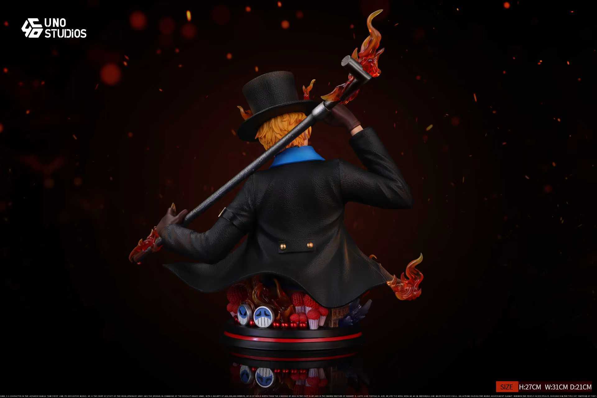 【預購】海賊王 桌擺件胸像 SABO薩博 X UNO工作室4