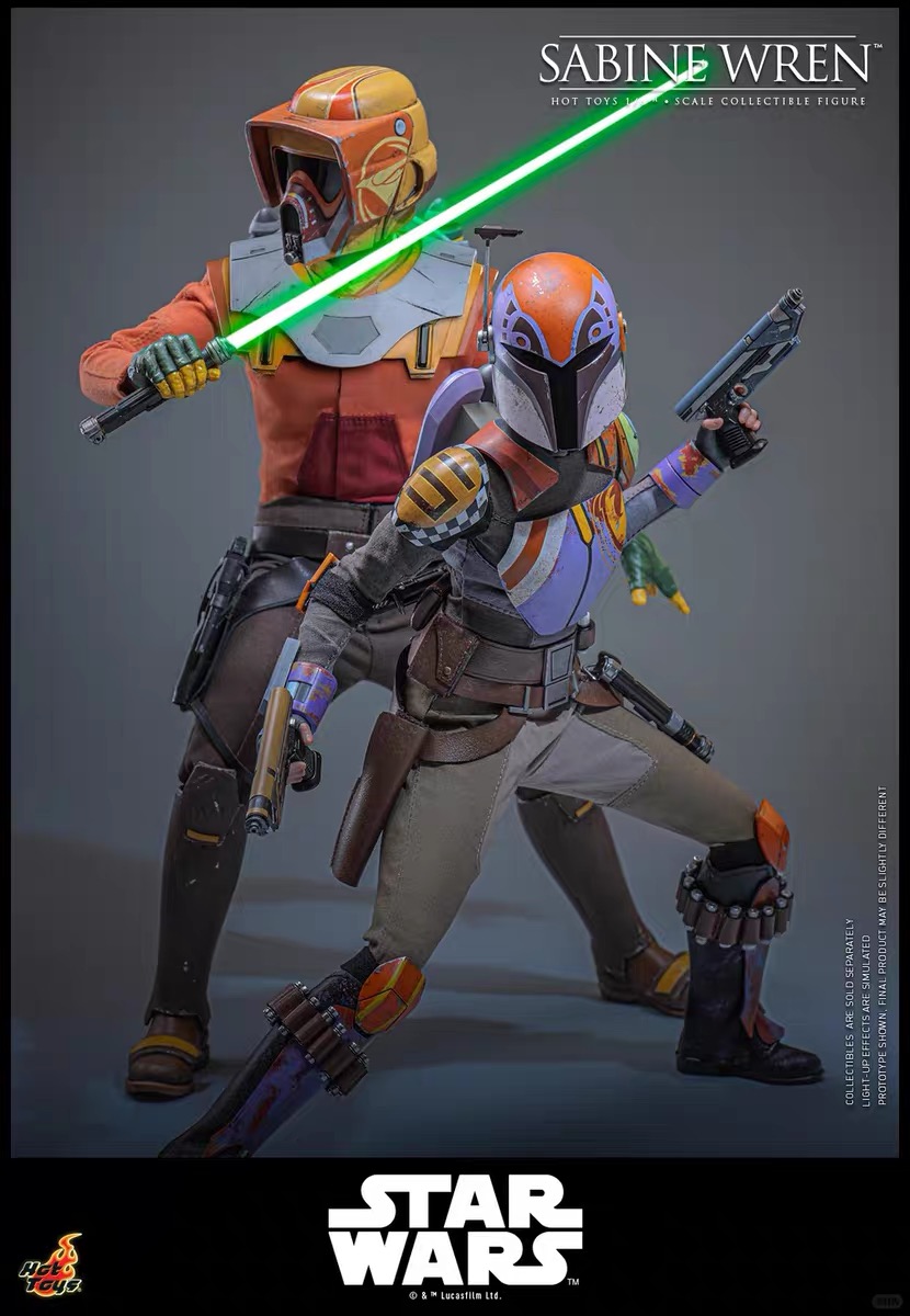 【預購】《星球大戰:義軍崛起》可動 莎賓·雷恩&埃茲拉·布里傑 X HOTTOYS(HT)11