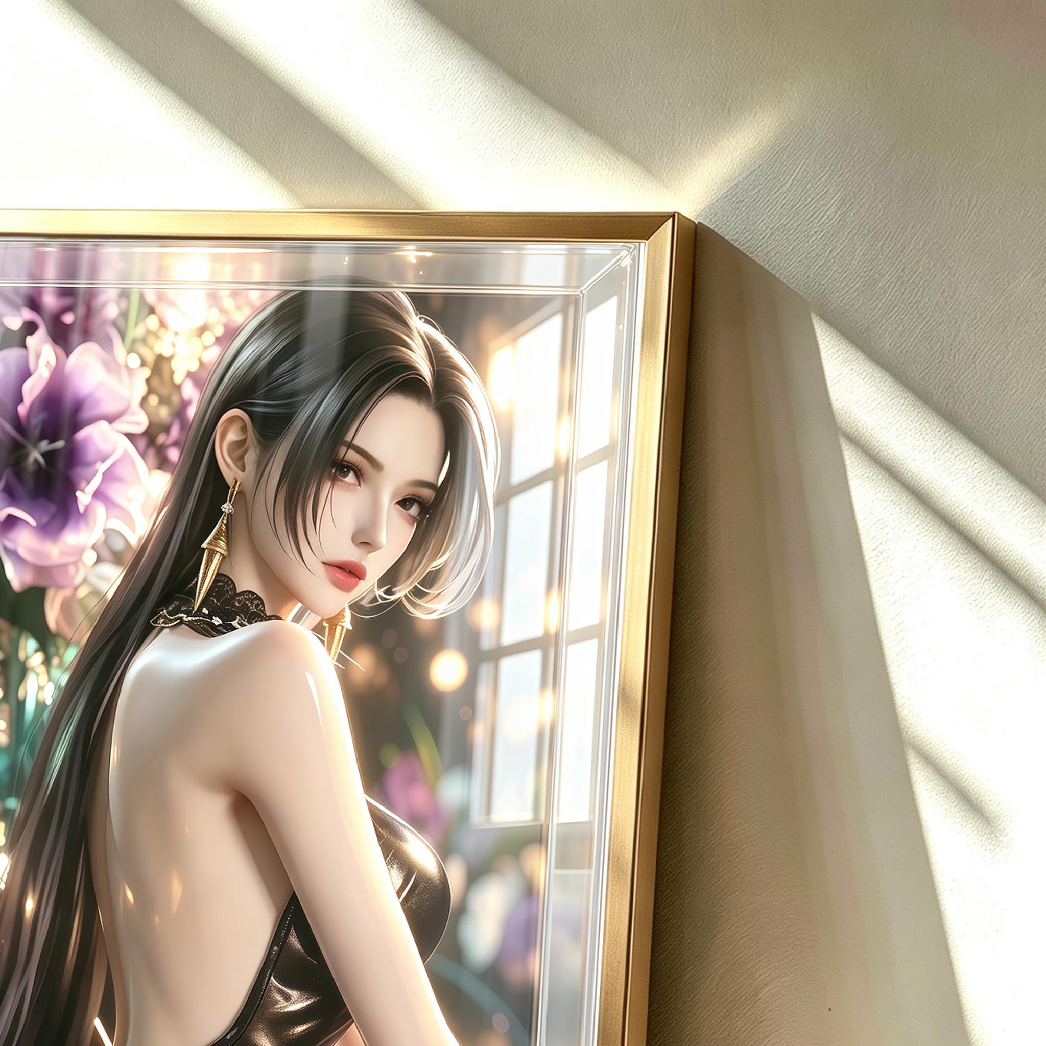 【預購】海賊王 絕色天香 魅影女帝-漢考克 裝飾畫 X 阿喵畫社2