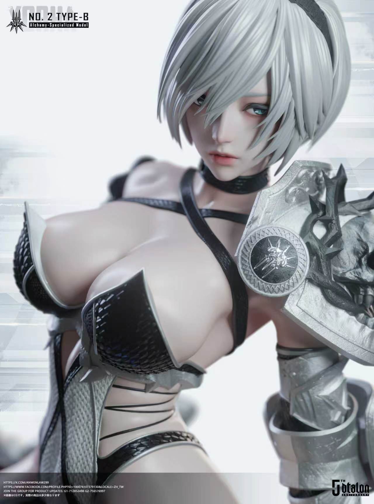 【預購】尼爾:自動人形 特異象限系列 寄葉2號B型 煉金特化裝備 X Dtalon Production 5周年紀念15