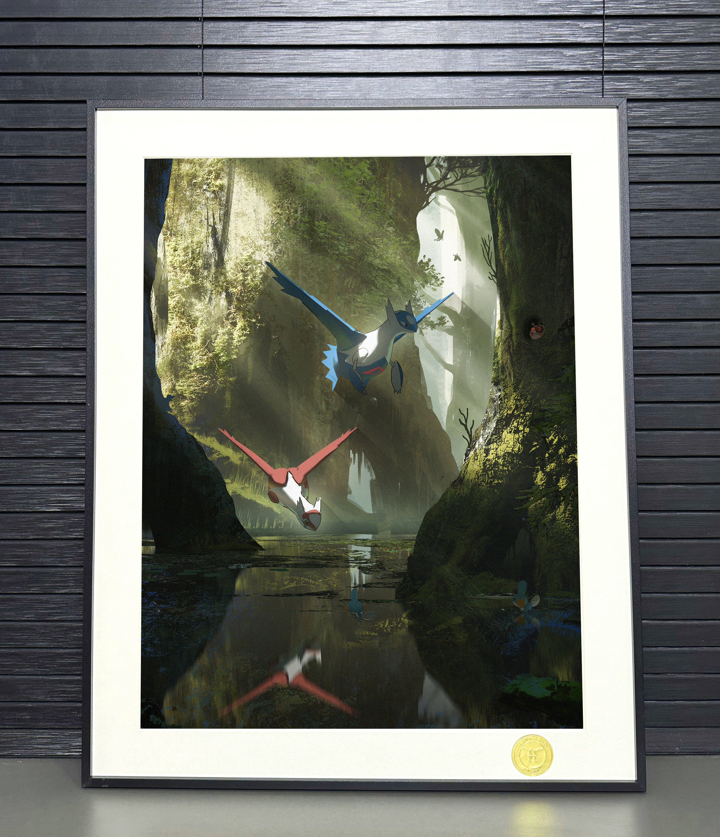 【預購】寶可夢《紅藍飛機》動漫裝飾畫 X H2工作室3