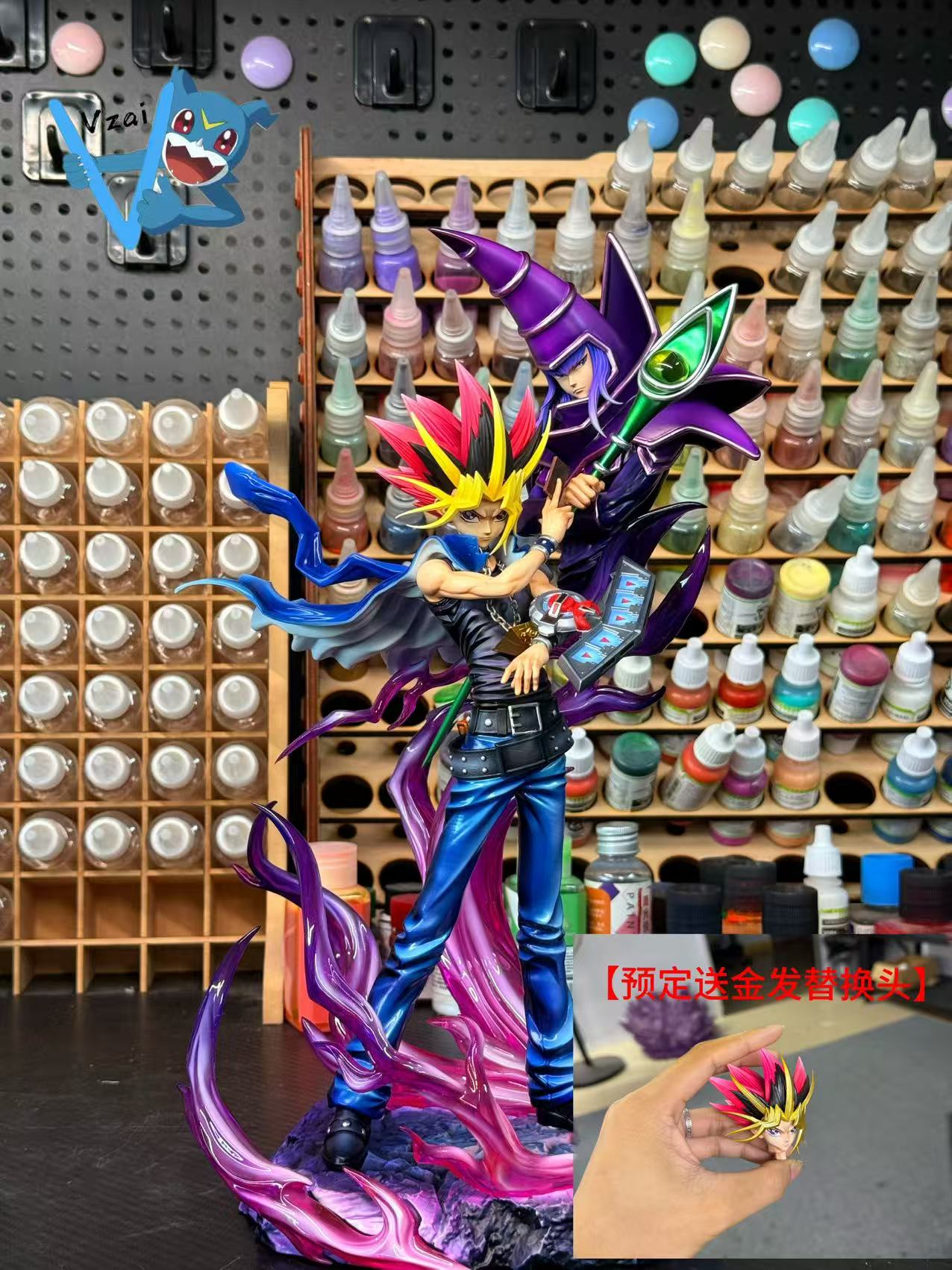 【預購】遊戲王 歷代男主男一及王牌獸 暗遊戲&黑魔術師 X Vzai4