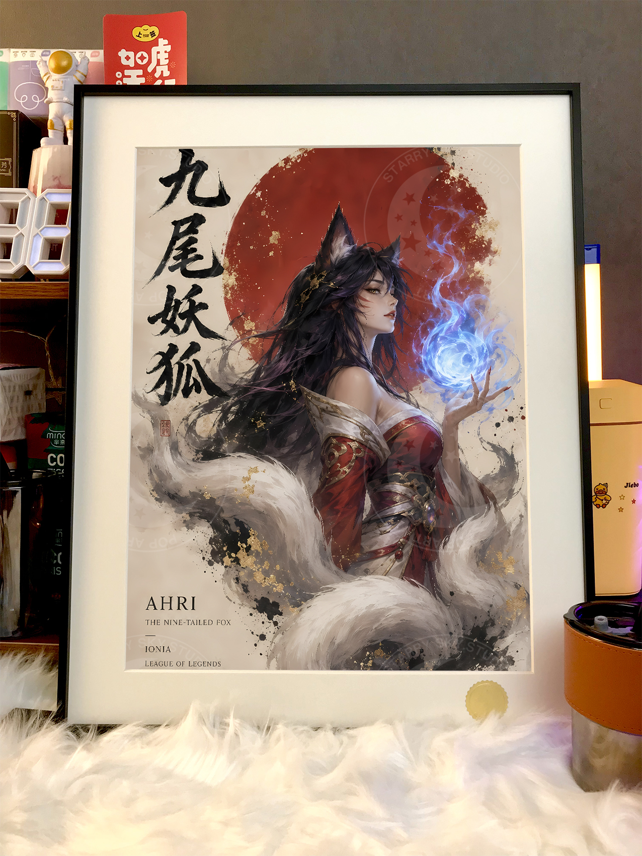 【預購】英雄聯盟LOL《九尾妖狐》動漫遊戲裝飾畫 X 星空工作室5