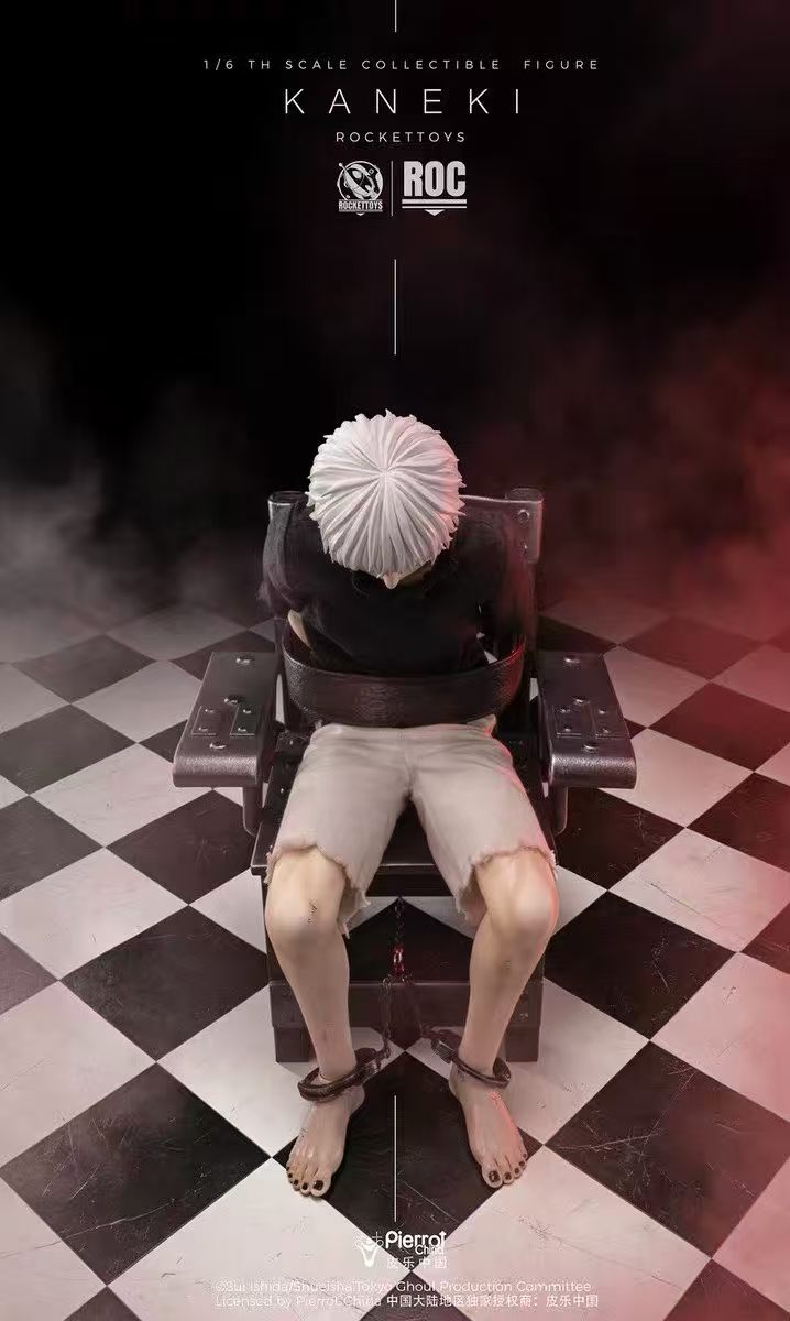 【售罄展示追加請私訊客服@toystationtw】東京喰種 1/6可動人偶 覺醒Ver. ROC-024 金木研 X Rocket Toys+皮樂中國 正版授權8
