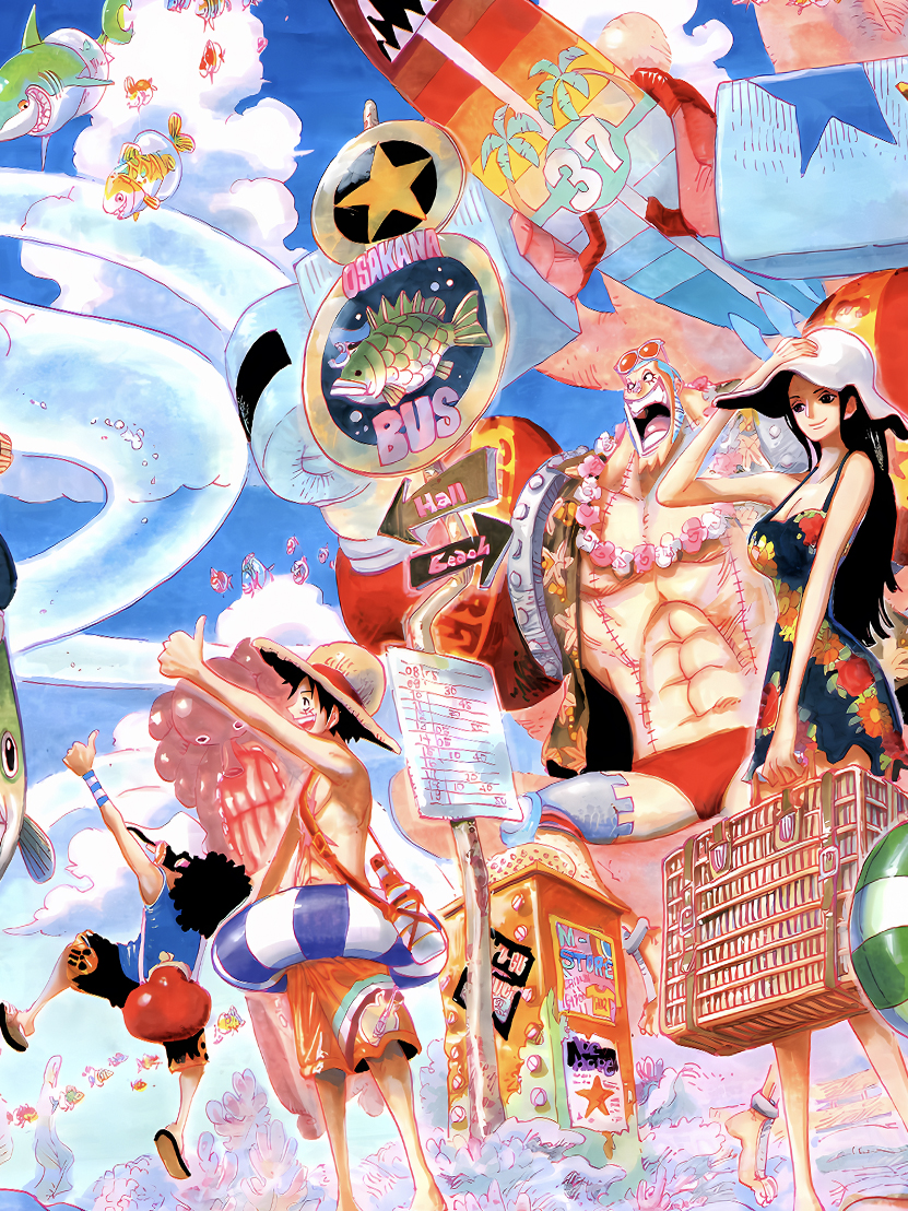 【預購】海賊王《魚人島出行》動漫裝飾畫 X 星空工作室4