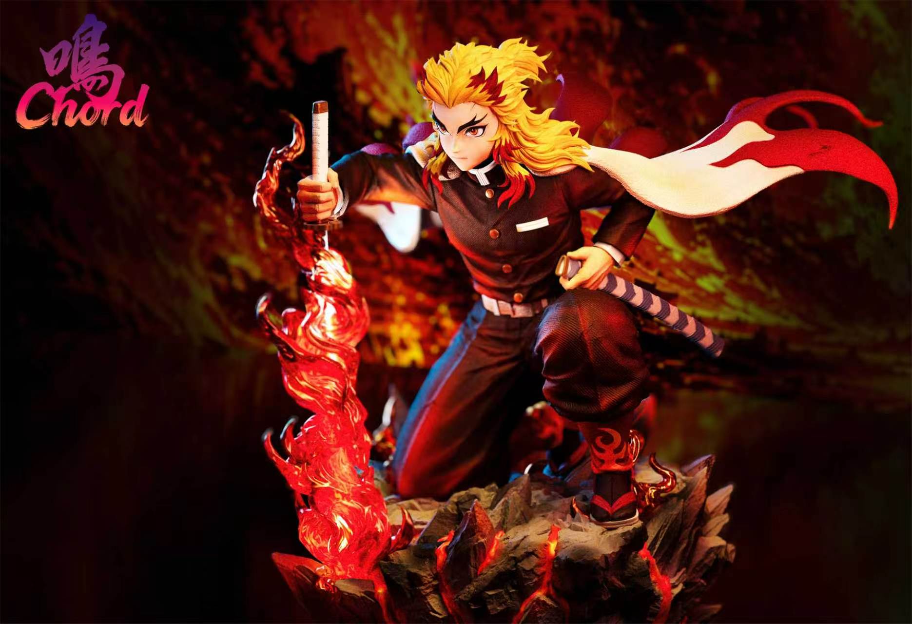 【售罄展示追加請私訊客服@toystationtw】鬼滅之刃 炎之呼吸--煉獄杏壽郎 X Chord潮鳴5