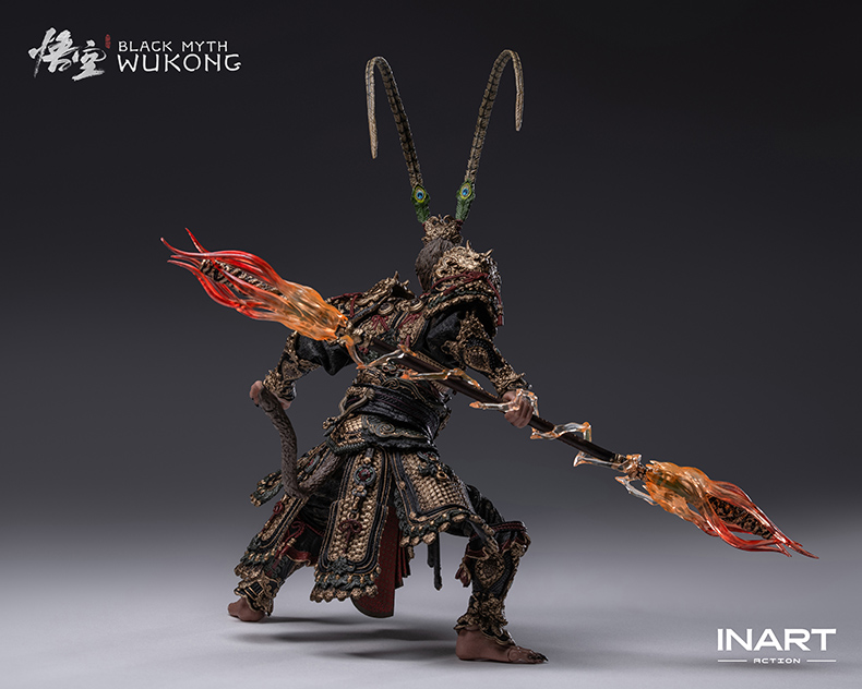 【預購】《黑神話:悟空》1/12可動人偶 大聖金甲套 X INART Action17