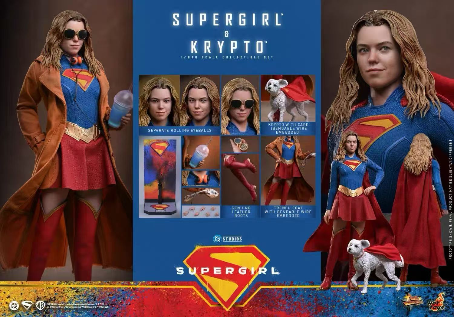 【預購】DC 超級少女與小氪 套裝 MMS869 X HOTTOYS(HT)2