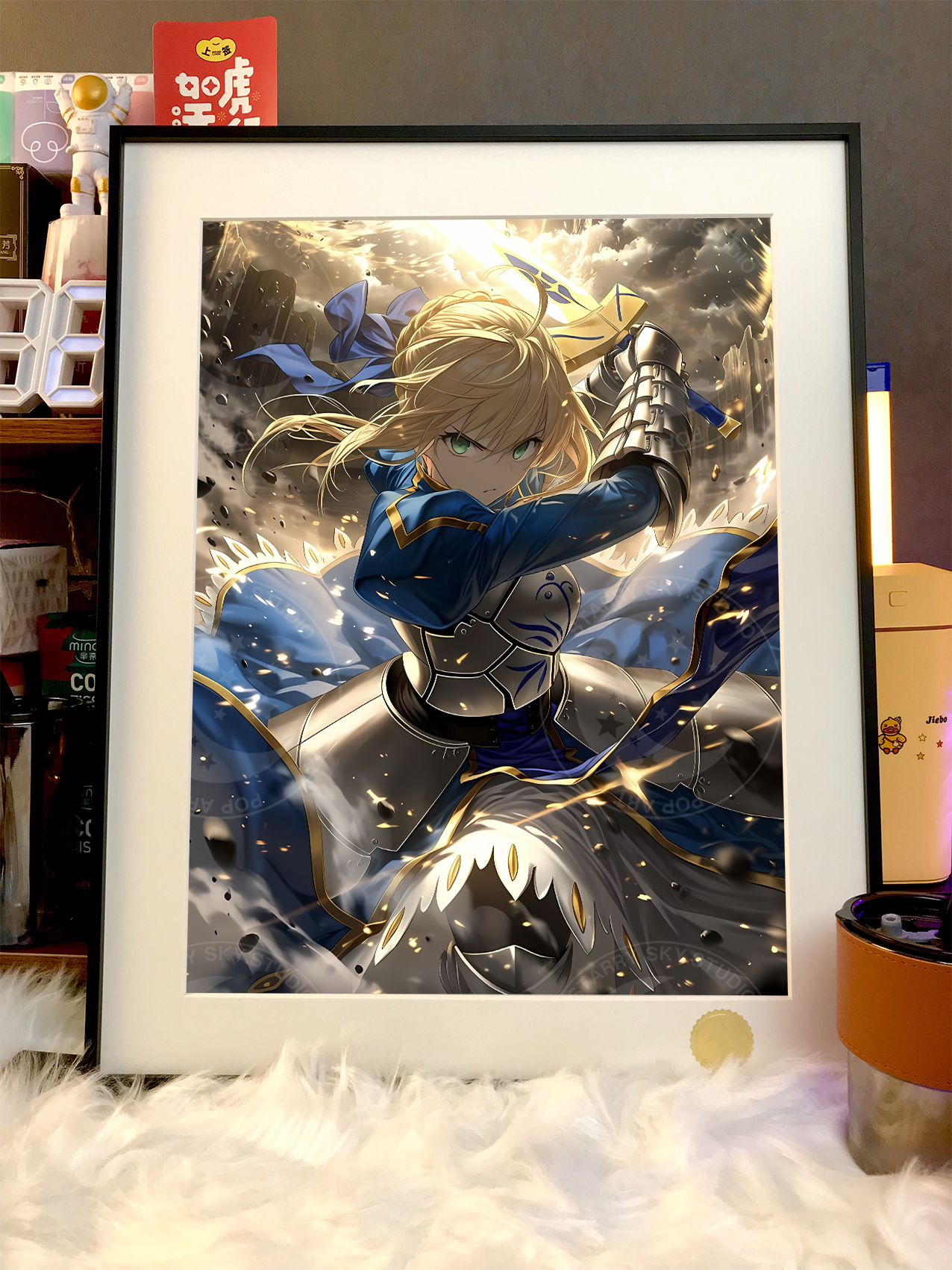 【預購】Fate《突擊saber》動漫裝飾畫 X 星空工作室4