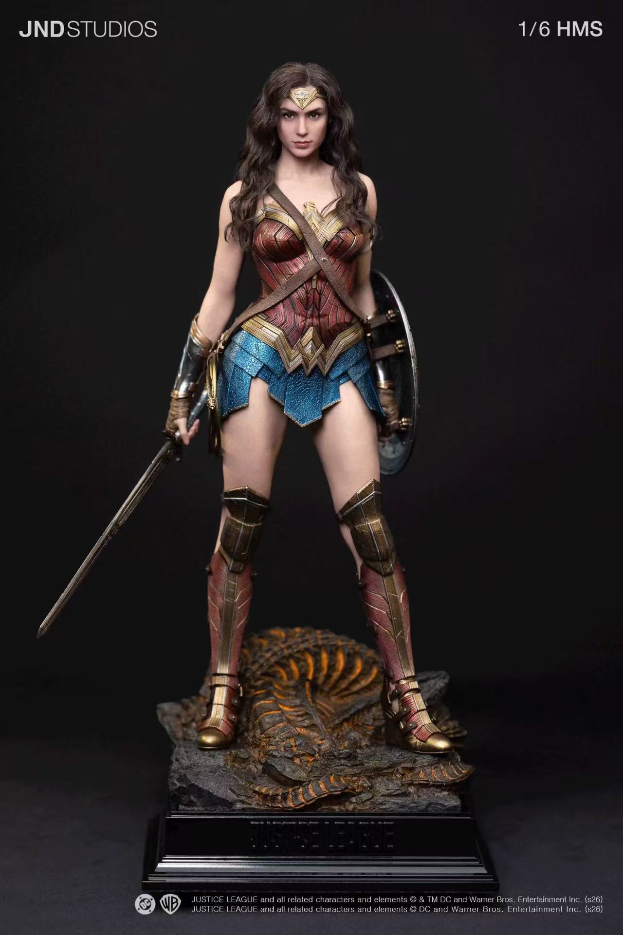【售罄展示追加請私訊客服@toystationtw】Wonder Woman 神奇女俠 HMS系列 矽膠雕像 HMSK-001 X JND2