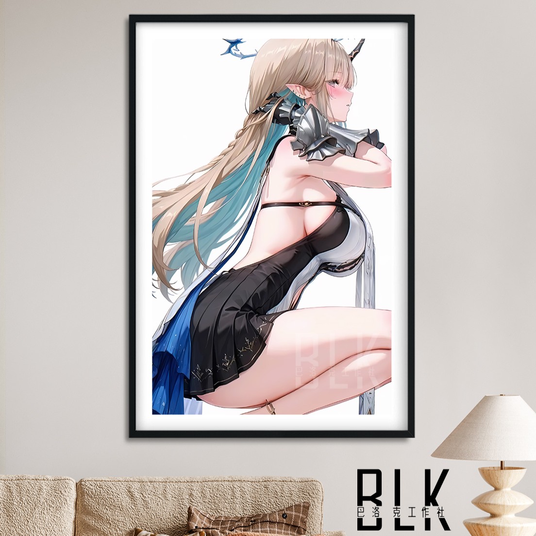 【預購】鳴潮《蹲姿卡提希婭》動漫裝飾畫&冰箱貼 X 巴洛克工作室1