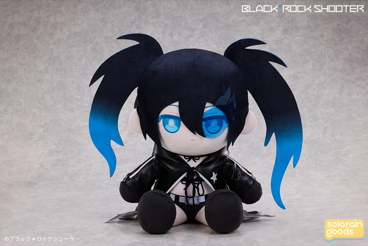 【預購】BLACK★ROCK SHOOTER PuniPuni BIG坐姿毛絨娃娃《黑巖射手》X Solarain2