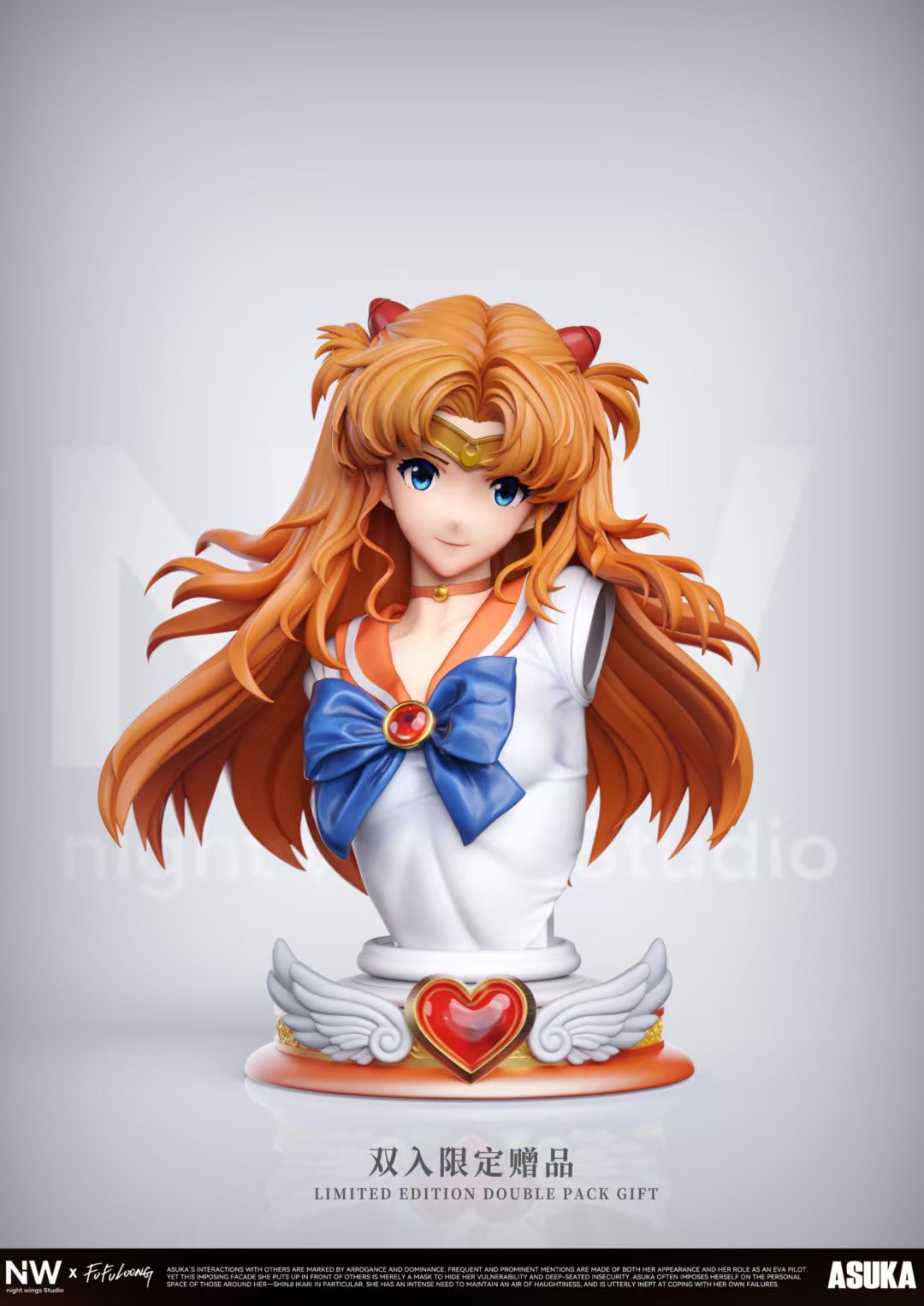 【售罄展示追加請私訊客服@toystationtw】Eva新世紀福音戰士 雙比例 雙版本 美少女綾波零 X Night Wing-Studio14