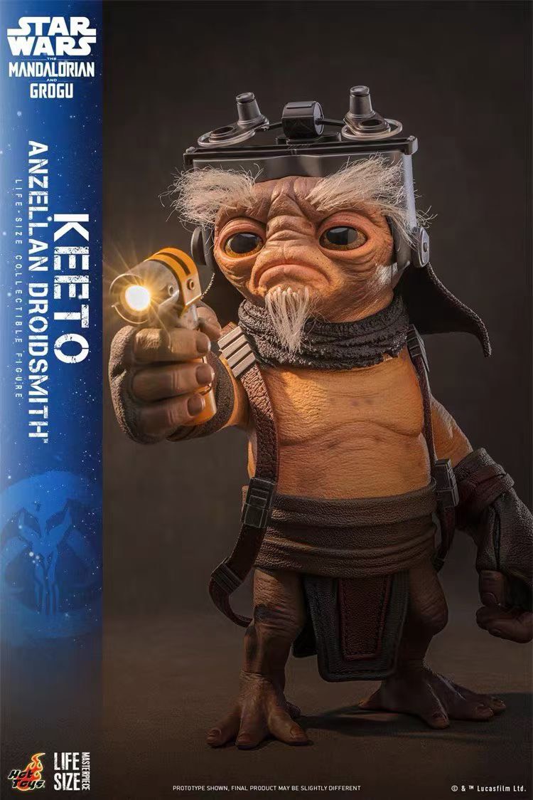 【預購】星際大戰《曼達洛人與古古》可動 LMS018 基托 安澤爾機器人專家 X HotToys(HT)5