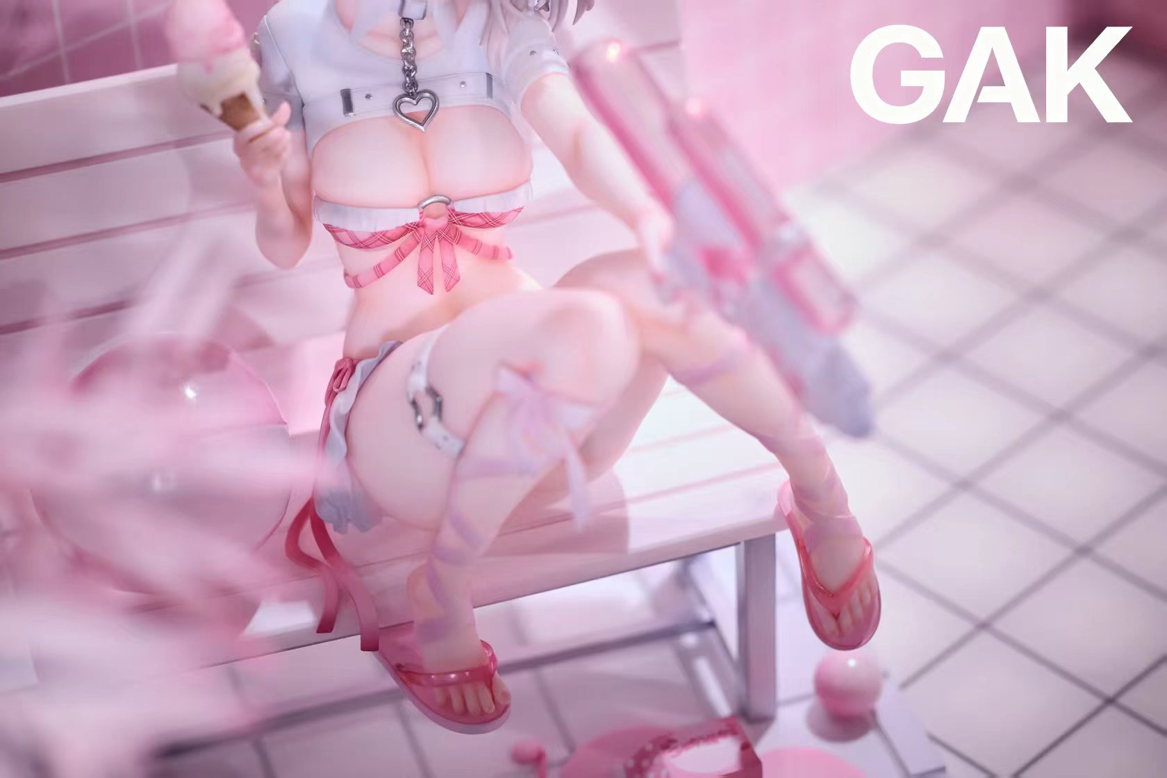 【預購】水槍少女;草莓緞帶 X GAK6