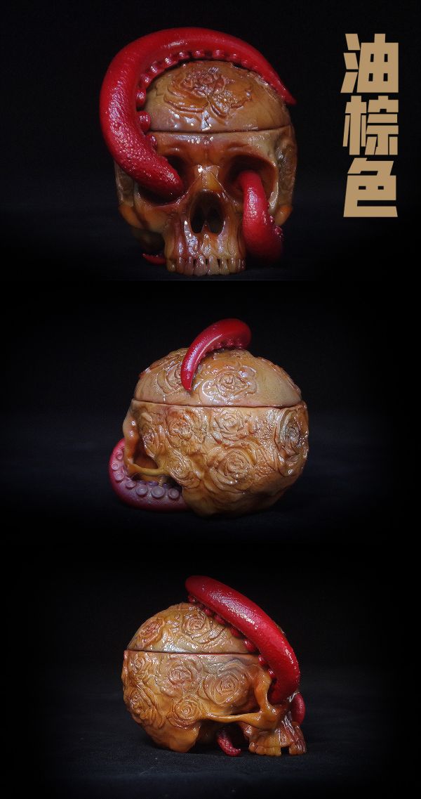 【補款】原創 多配色 嘎巴啦觸須頭骨-克蘇魯風 X COR工作室7