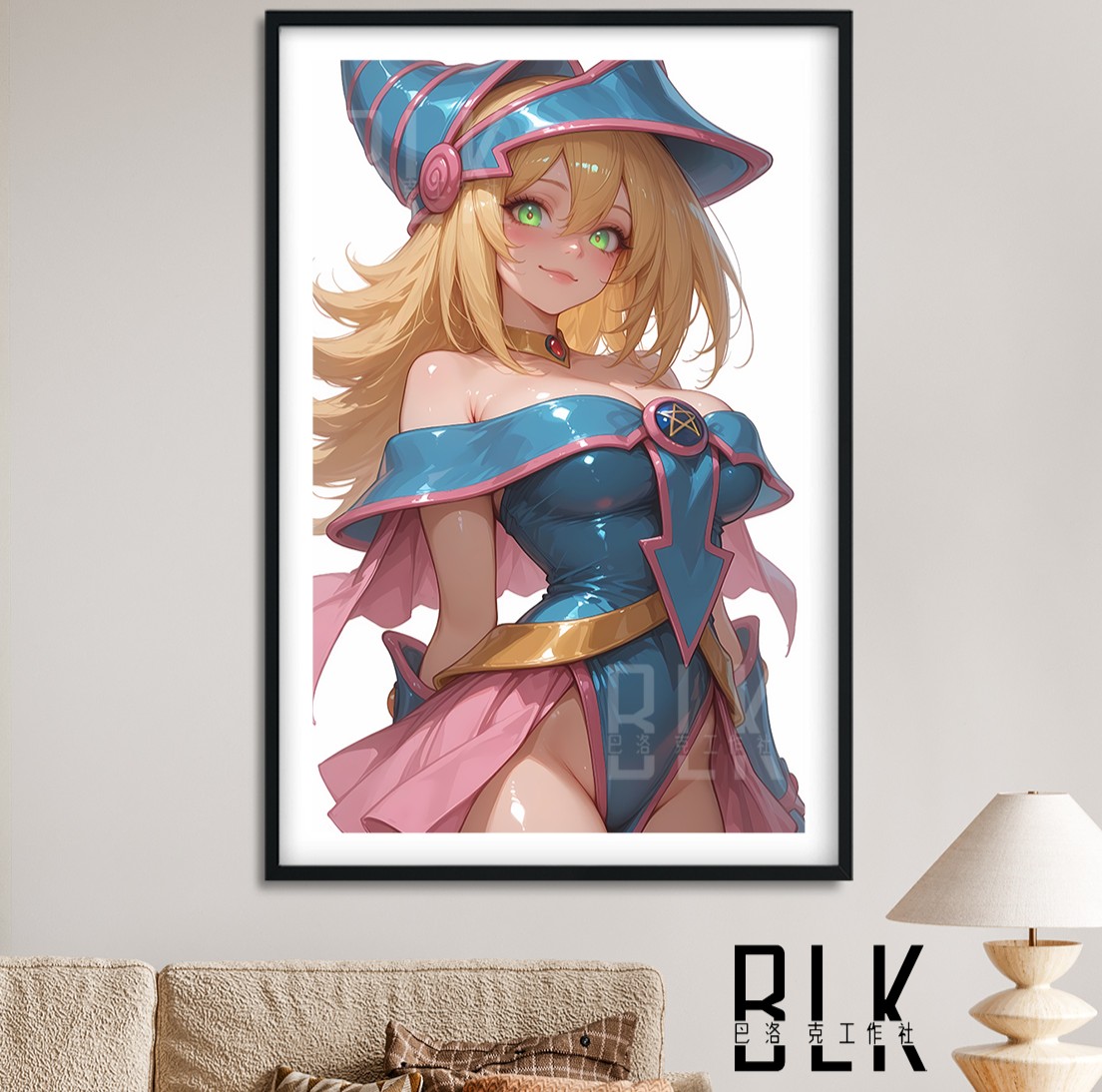 【預購】遊戲王《魔術女孩》裝飾畫&冰箱貼 X 巴洛克工作室1