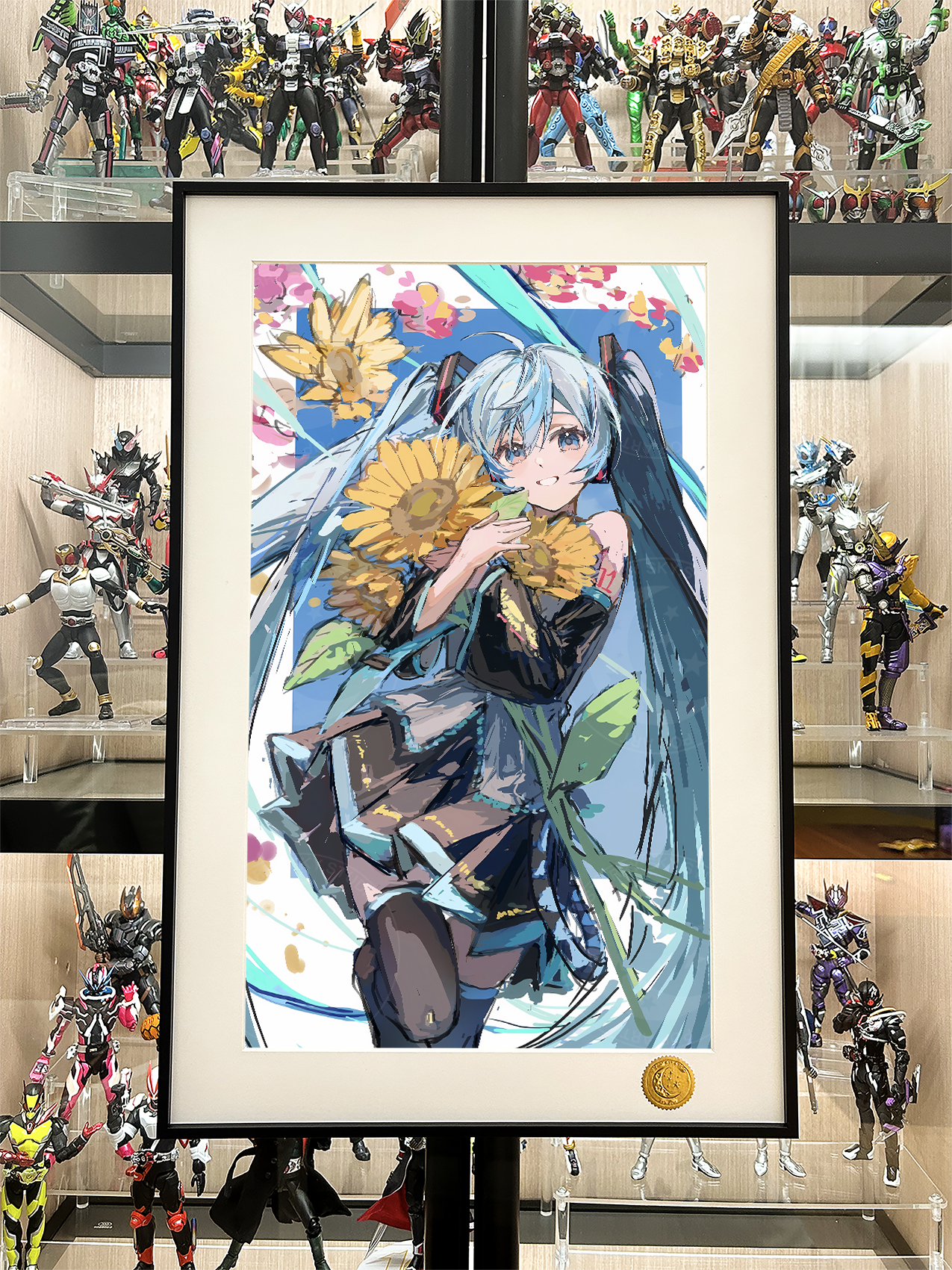 【預購】初音未來《向日葵初音》遊戲動漫裝飾畫 X 星空工作室2