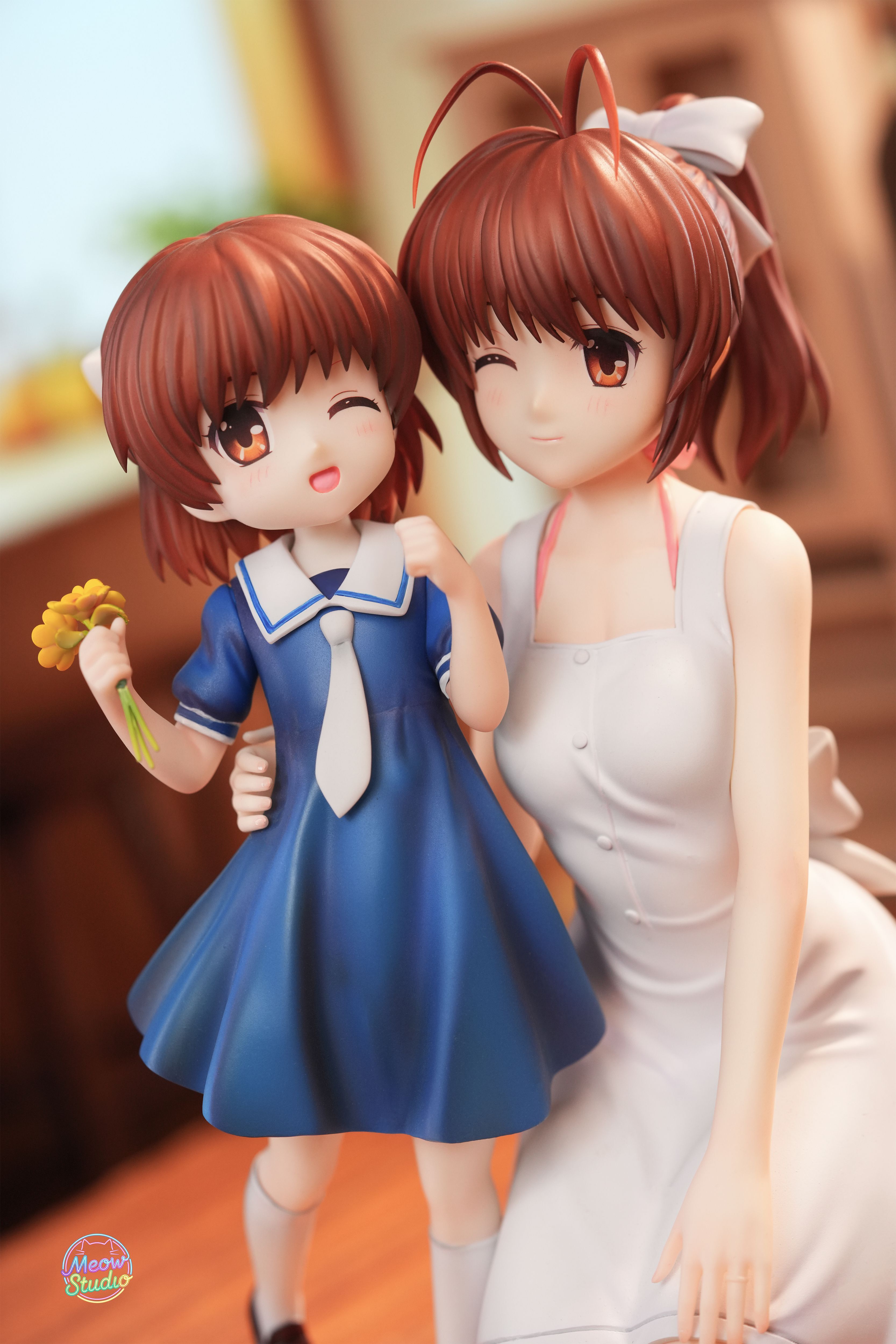 【售罄展示追加請私訊客服@toystationtw】CLANNAD 圓夢母女 古河渚與岡崎汐 X 喵嗚工作室4