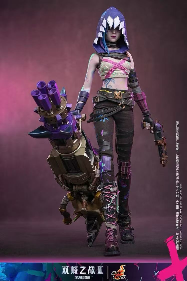 【預購】《英雄聯盟:雙城之戰II》TMS183 破碎者金克絲 X HotToys4