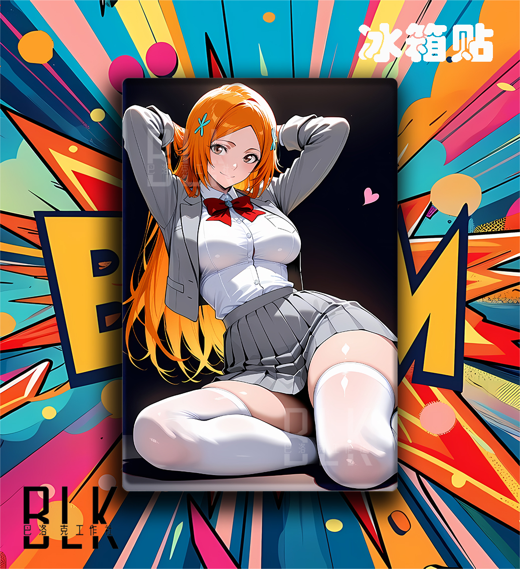 【預購】死神《白絲織姬》動漫裝飾畫&冰箱貼 X 巴洛克工作室3