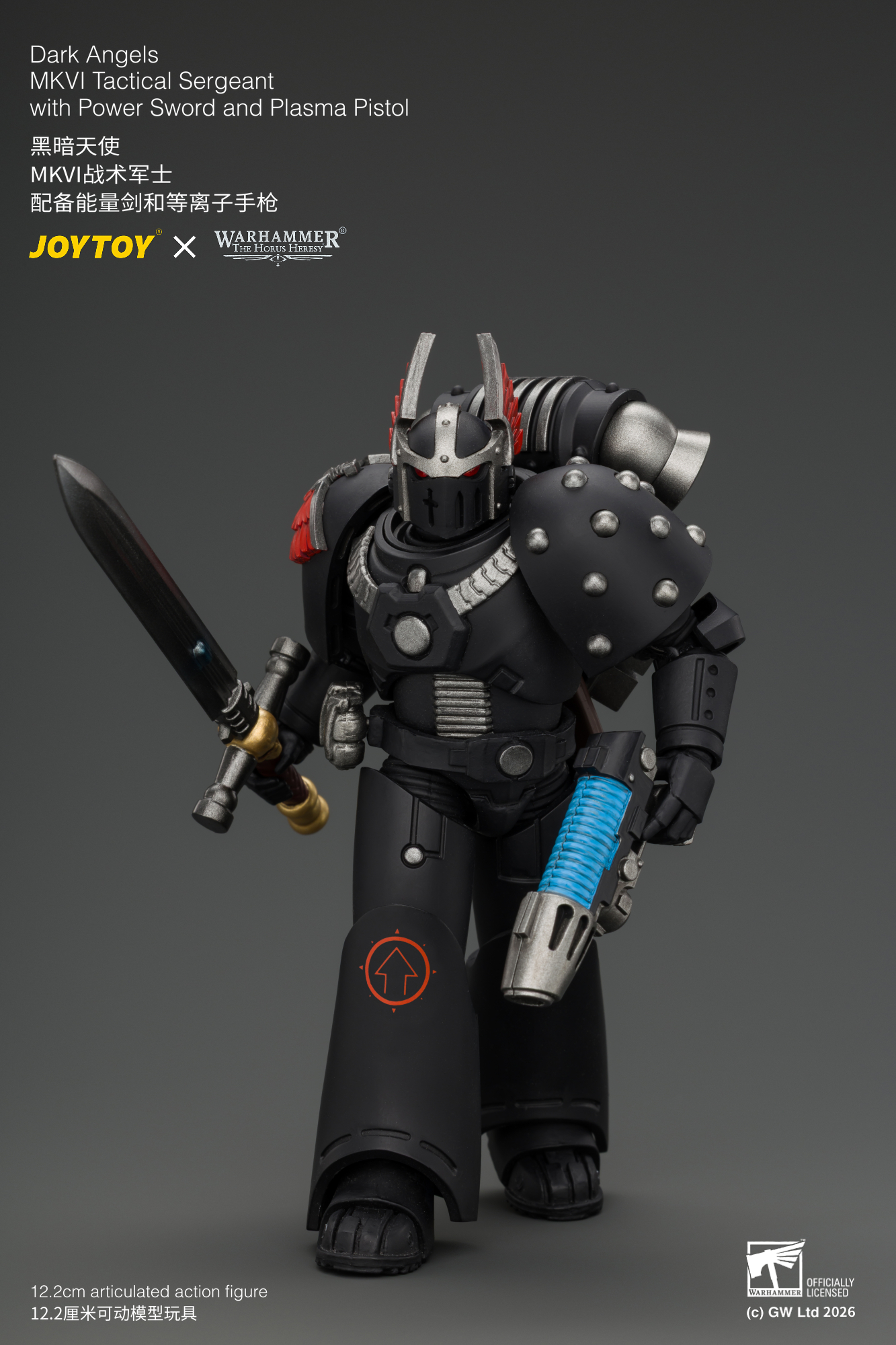 【售罄展示追加請私訊客服@toystationtw】黑暗天使 MKVI戰術軍士 JT05138 X JOYTOY10