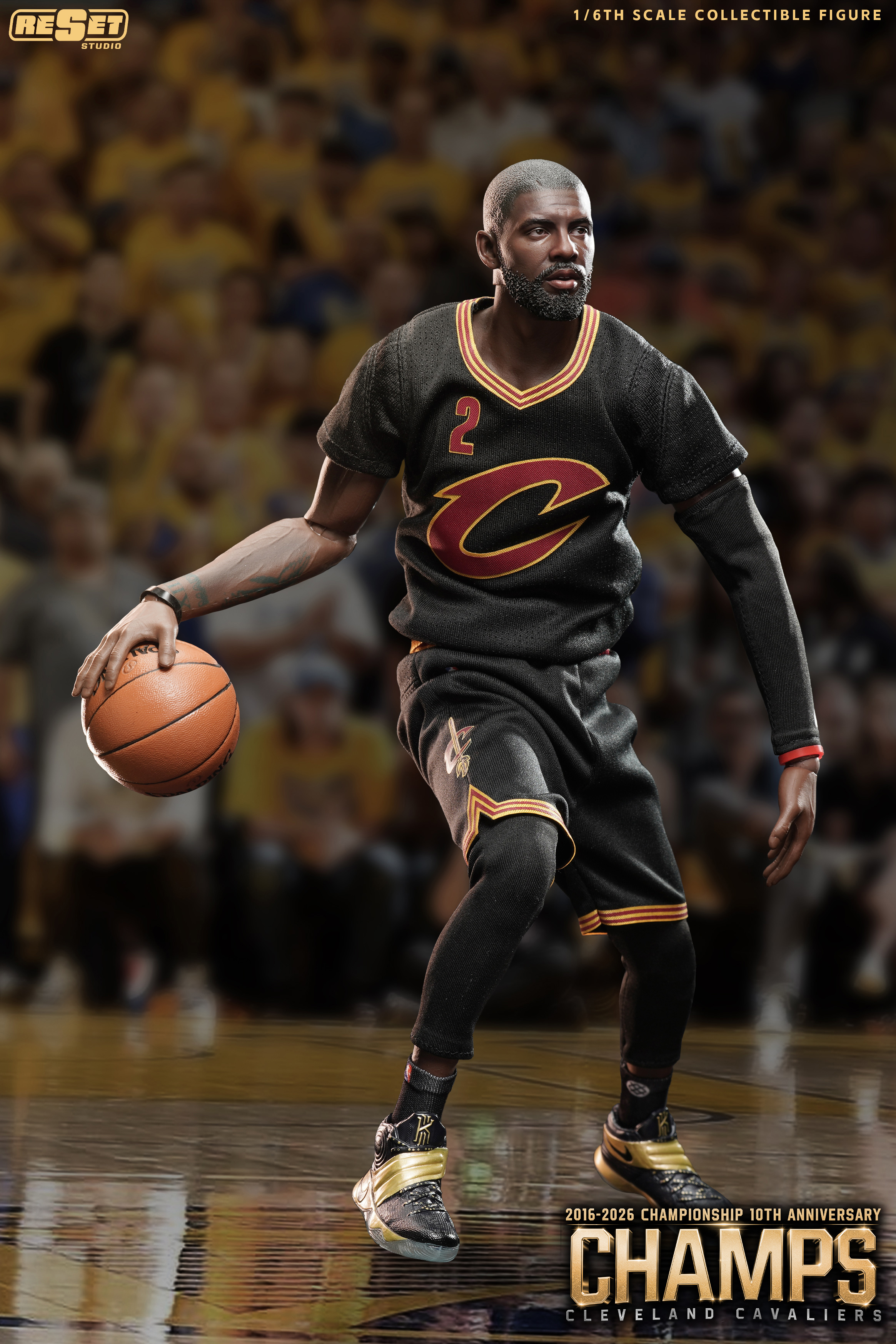 【預購】NBA 十周年紀念版 1/6收藏級可動人偶套裝 RS騎士奪冠歐文 X Reset-Studio8