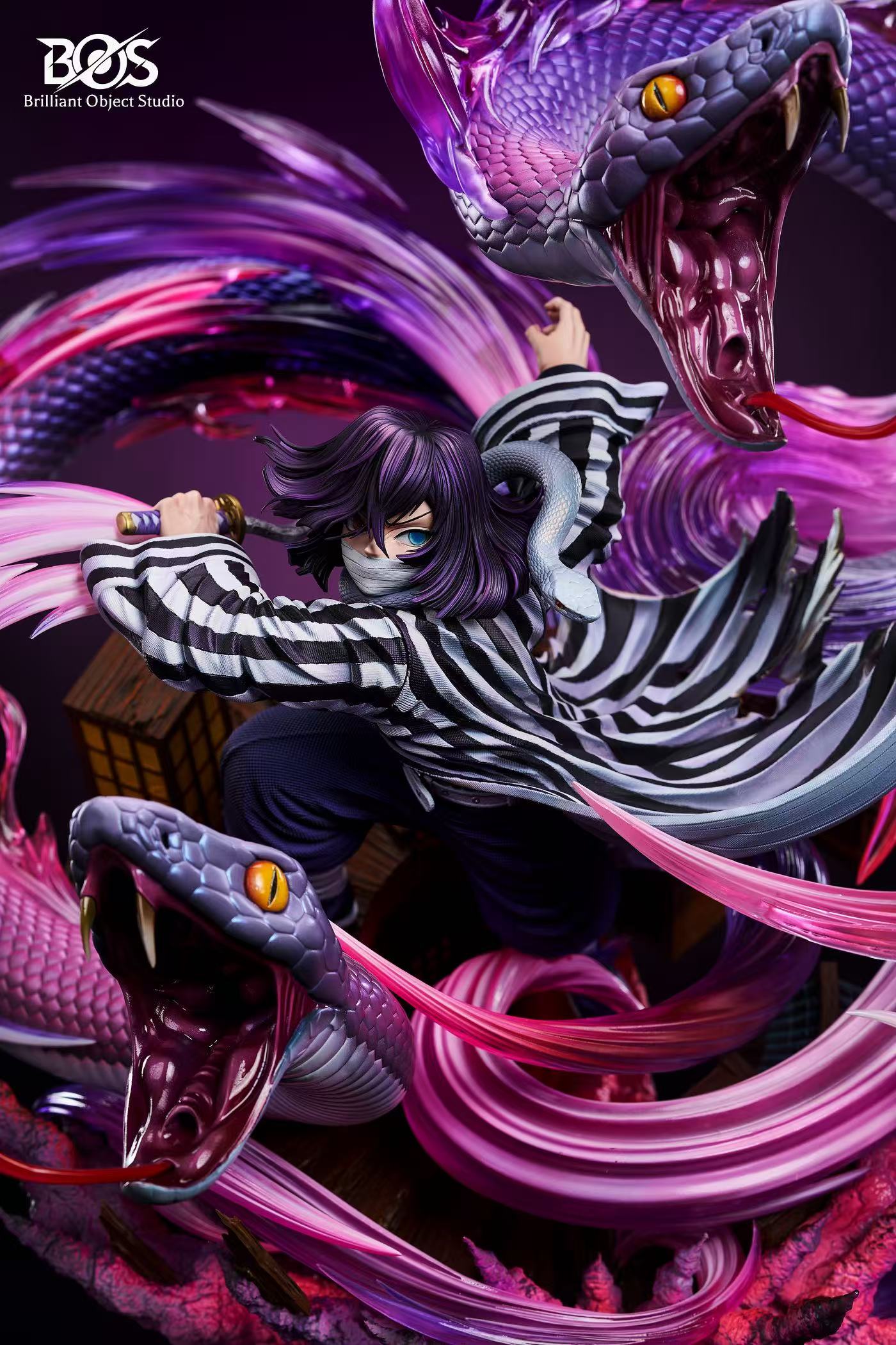 【售罄展示追加請私訊客服@toystationtw】鬼滅之刃 snake boy肆之型·頭蛇雙生 X BOS-Brilliant Object5