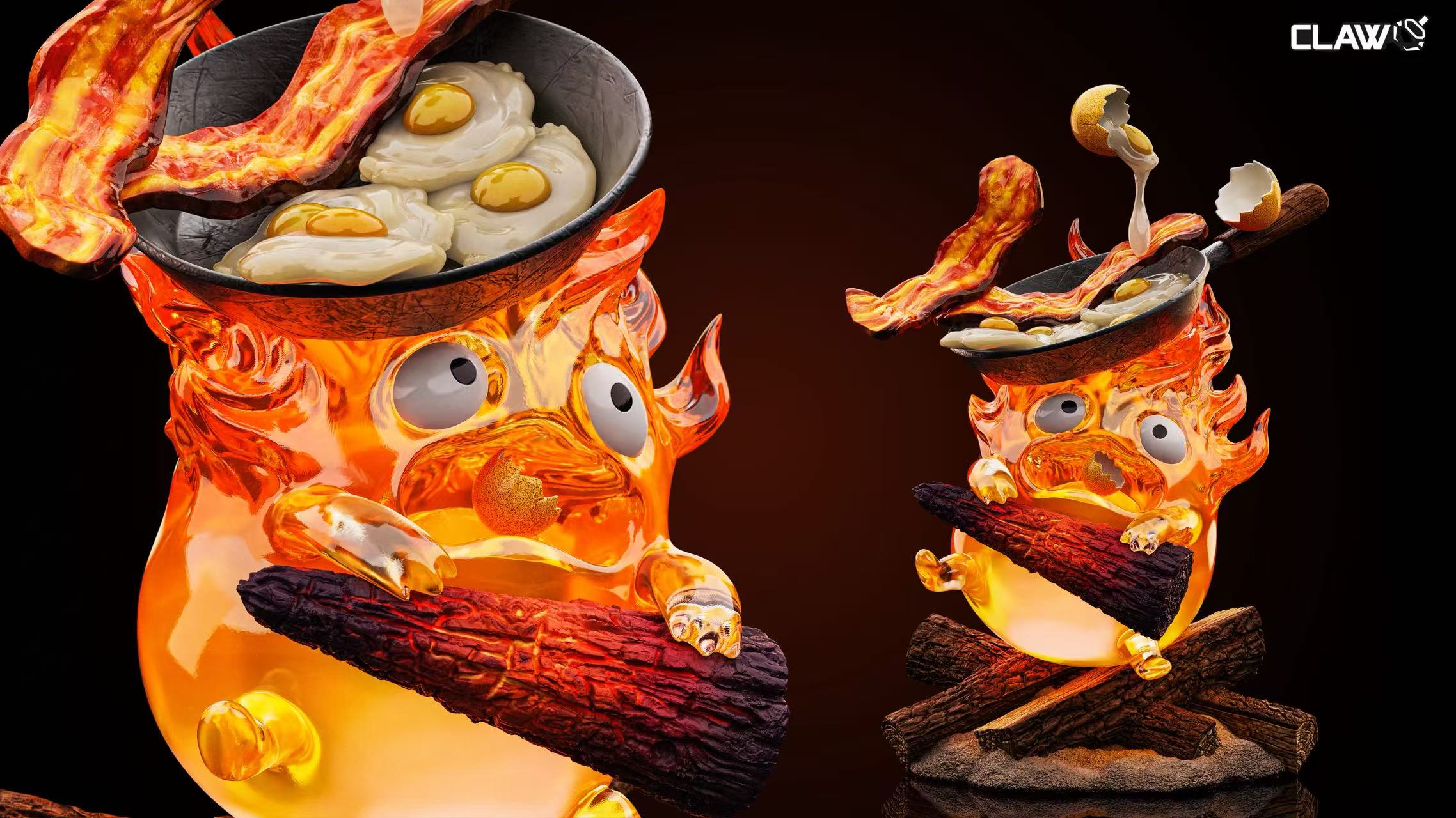 【預購】宮崎駿 限量雕像 雙版本《貪婪的小惡魔》卡西法 X Claw爪爪5