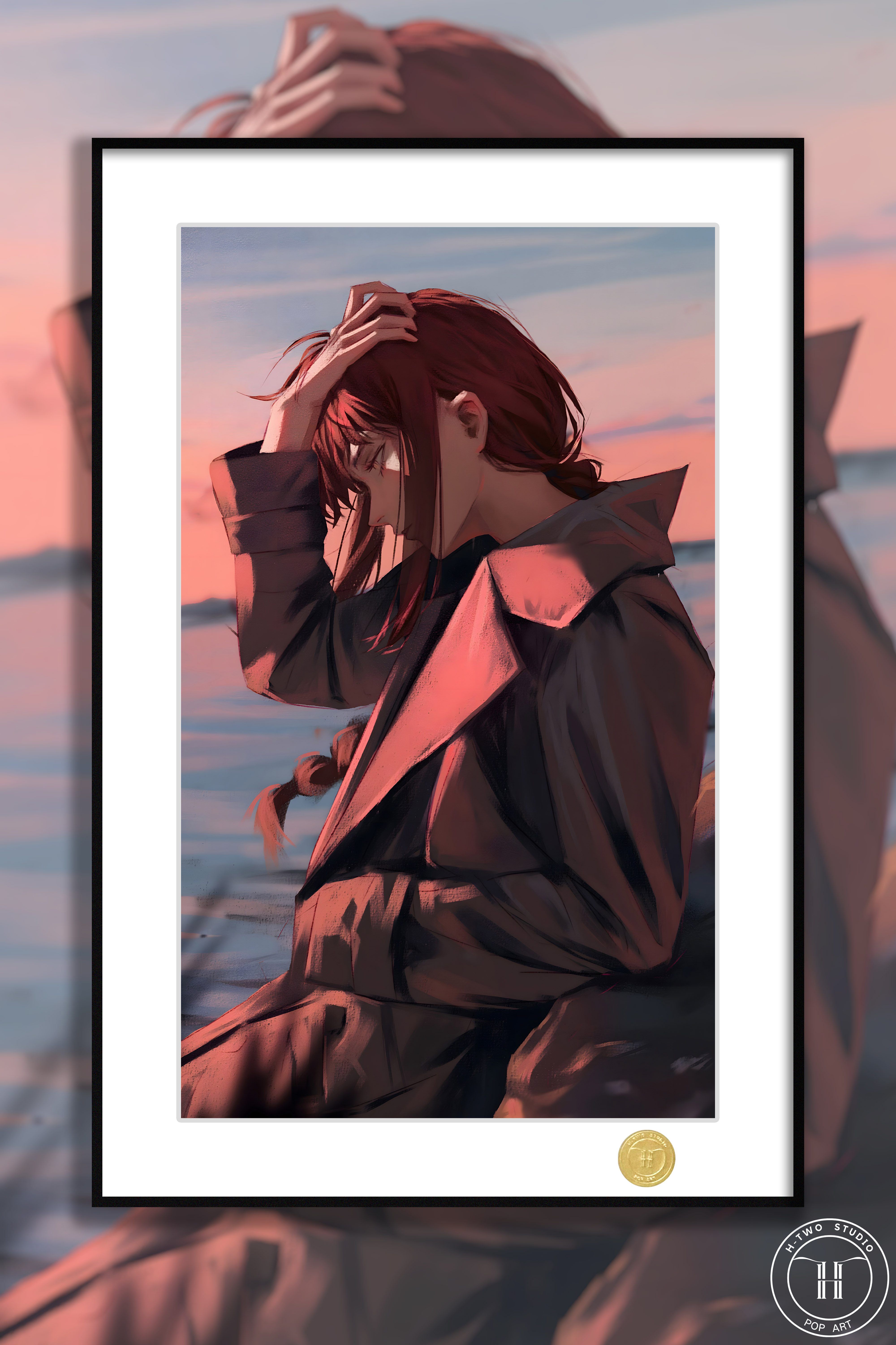 【預購】鏈鋸人《憂郁瑪奇瑪》動漫裝飾畫 X H2工作室2