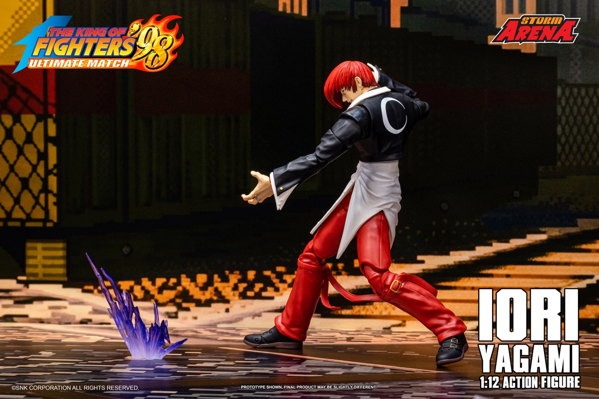 【售罄展示追加請私訊客服@toystationtw】拳皇98UM IORI YAGAMI 八神庵 KFSA04 X Storm Collectibles7