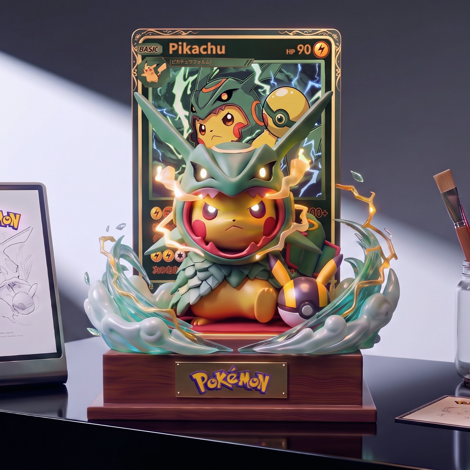 【預購】寶可夢 卡牌第二彈 雙配色 裂空座皮卡丘 X Peak-Studio1