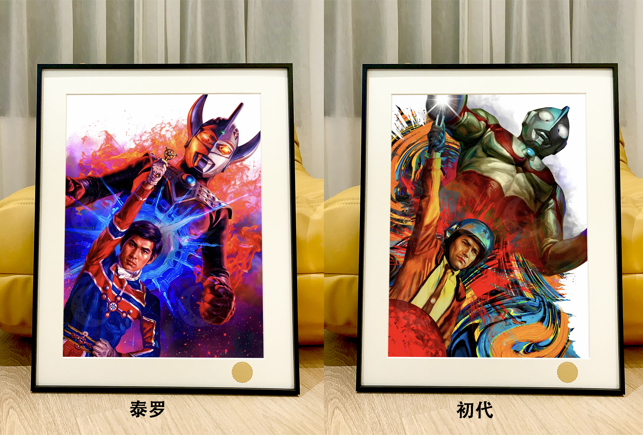 【預購】奧特曼《變身-泰羅》裝飾畫 X 星空工作室2