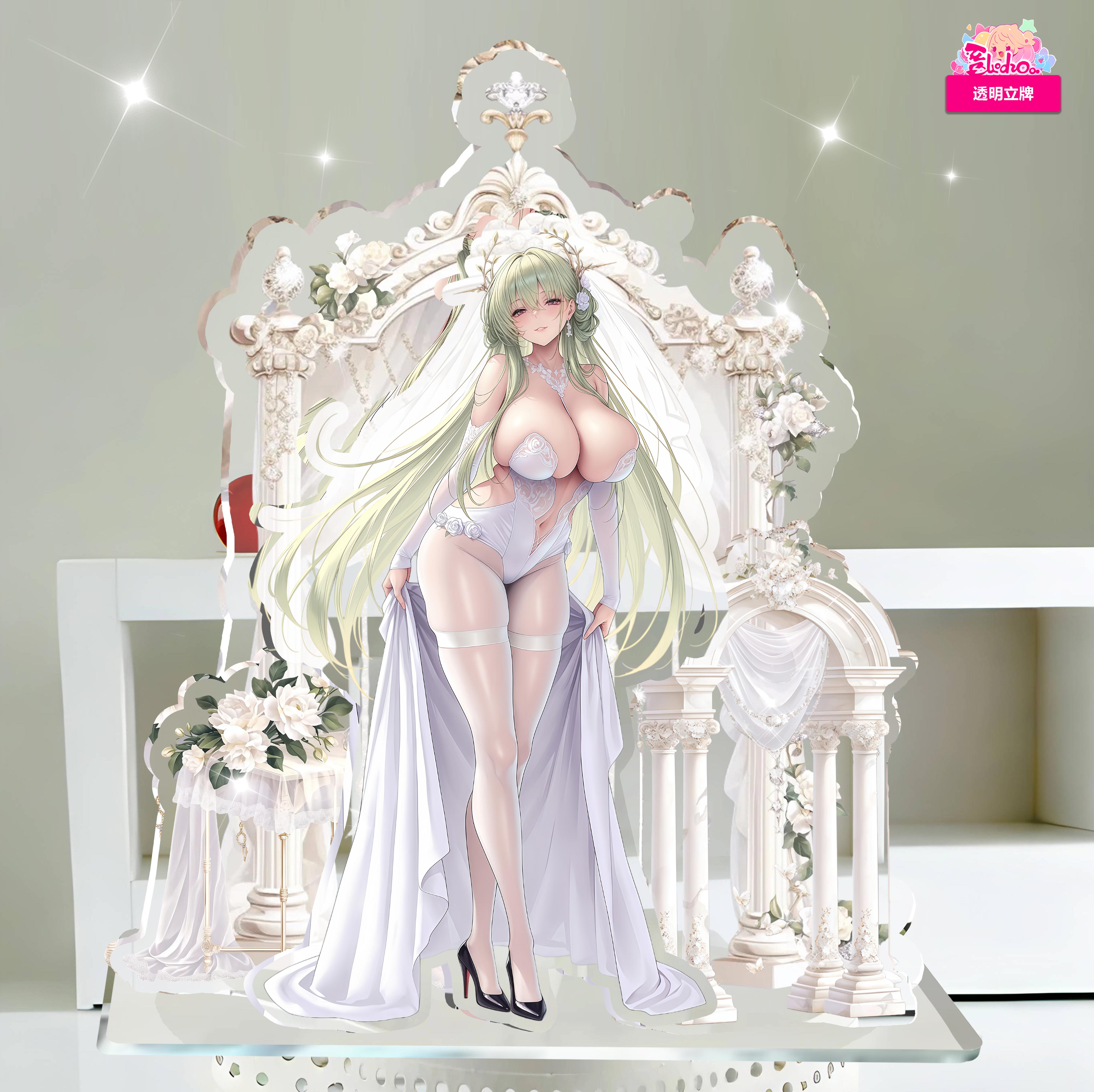 【預購】碧藍航線 立牌第十七彈婚紗 那不勒斯/聖路易斯/黛朵/勝利 X 阿喵畫社4