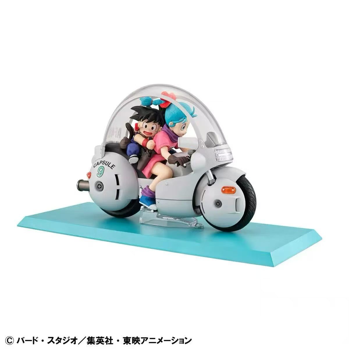 【售罄展示追加請私訊客服@toystationtw】七龍珠 摩托車-限定復刻版 布瑪小悟空9號膠囊 X DESKTOP2