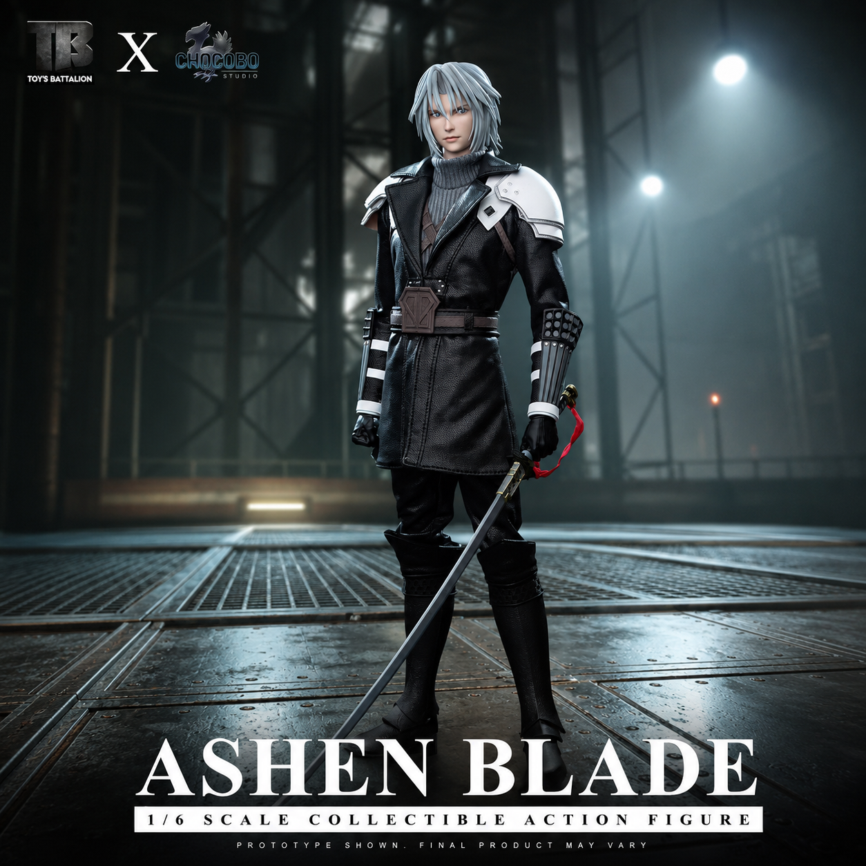 【預購】Ashen Blade 灰白之刃 1/6可動兵人 TB033 X TOYS BATTALION+陸行鳥1
