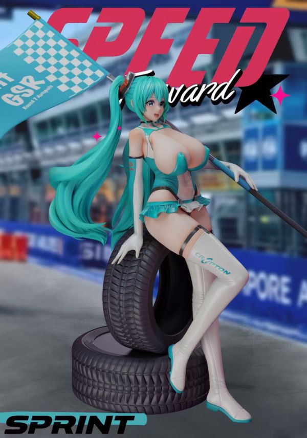 【現貨秒發】初音未來 賽車女郎初音 X SC-Studio5