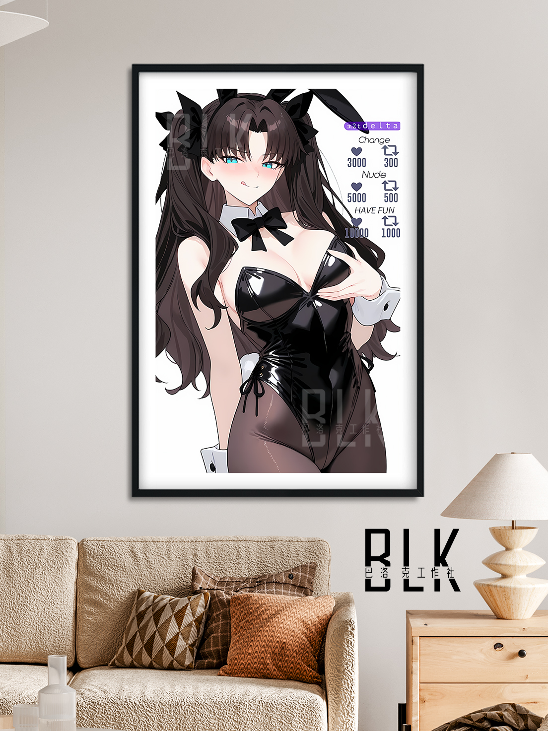【預購】Fate/stay《數值遠阪凜》動漫裝飾畫&冰箱貼 X 巴洛克工作室2