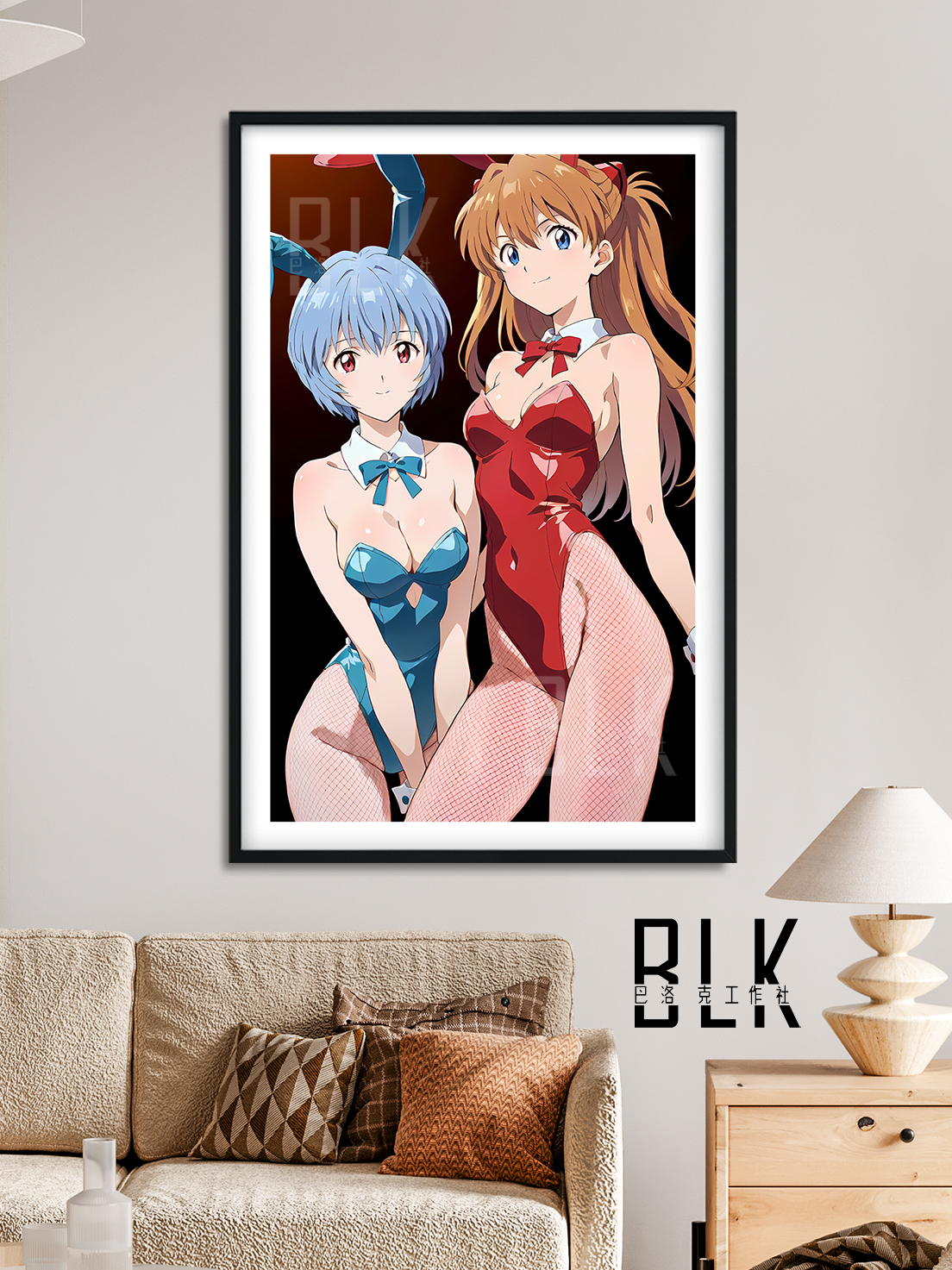【預購】Eva《兔女郎香綾》動漫裝飾畫&冰箱貼 X 巴洛克工作室2