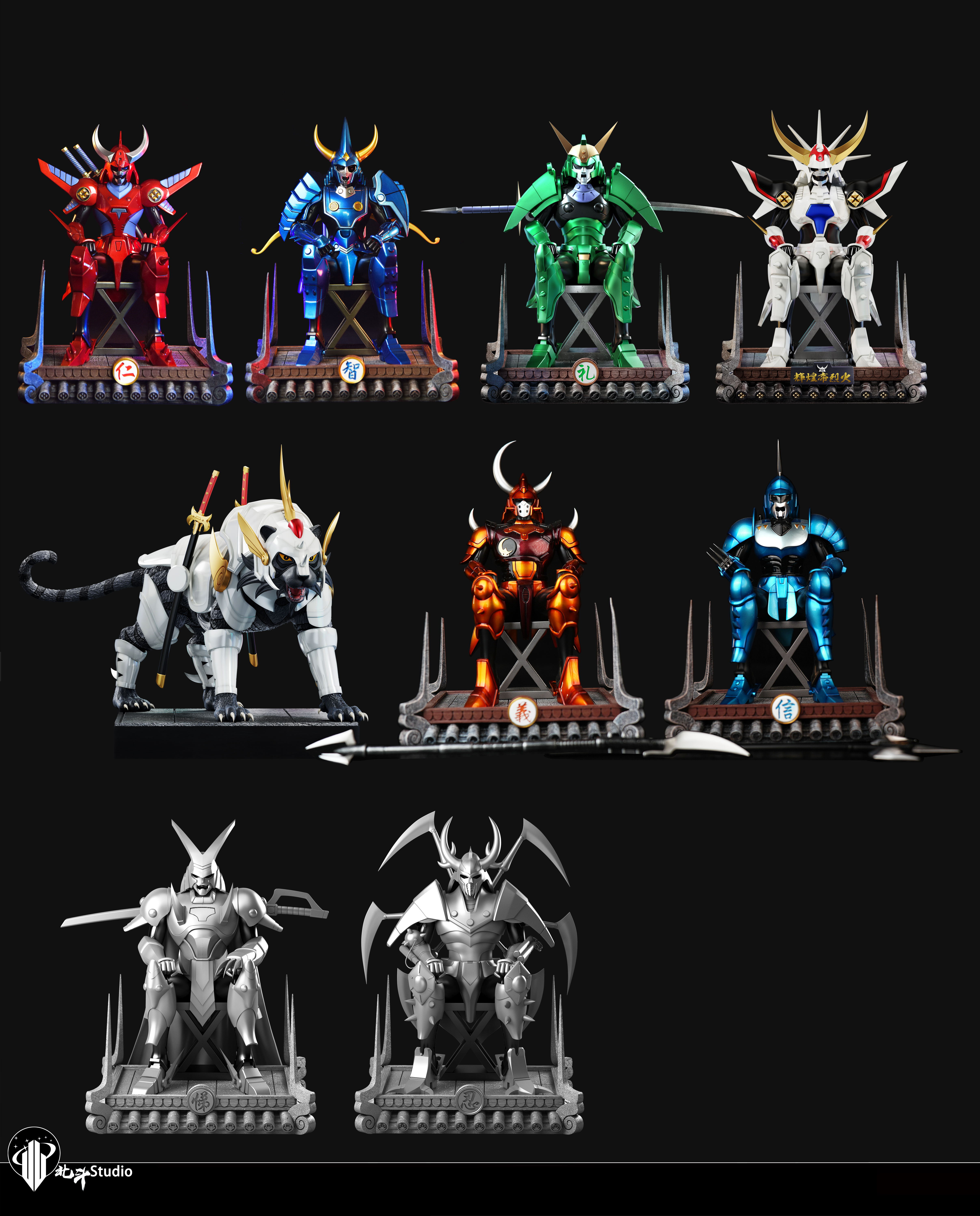 【預購】魔神壇鬥士 共鳴系列 陀神&水神 X 北斗-Studio6